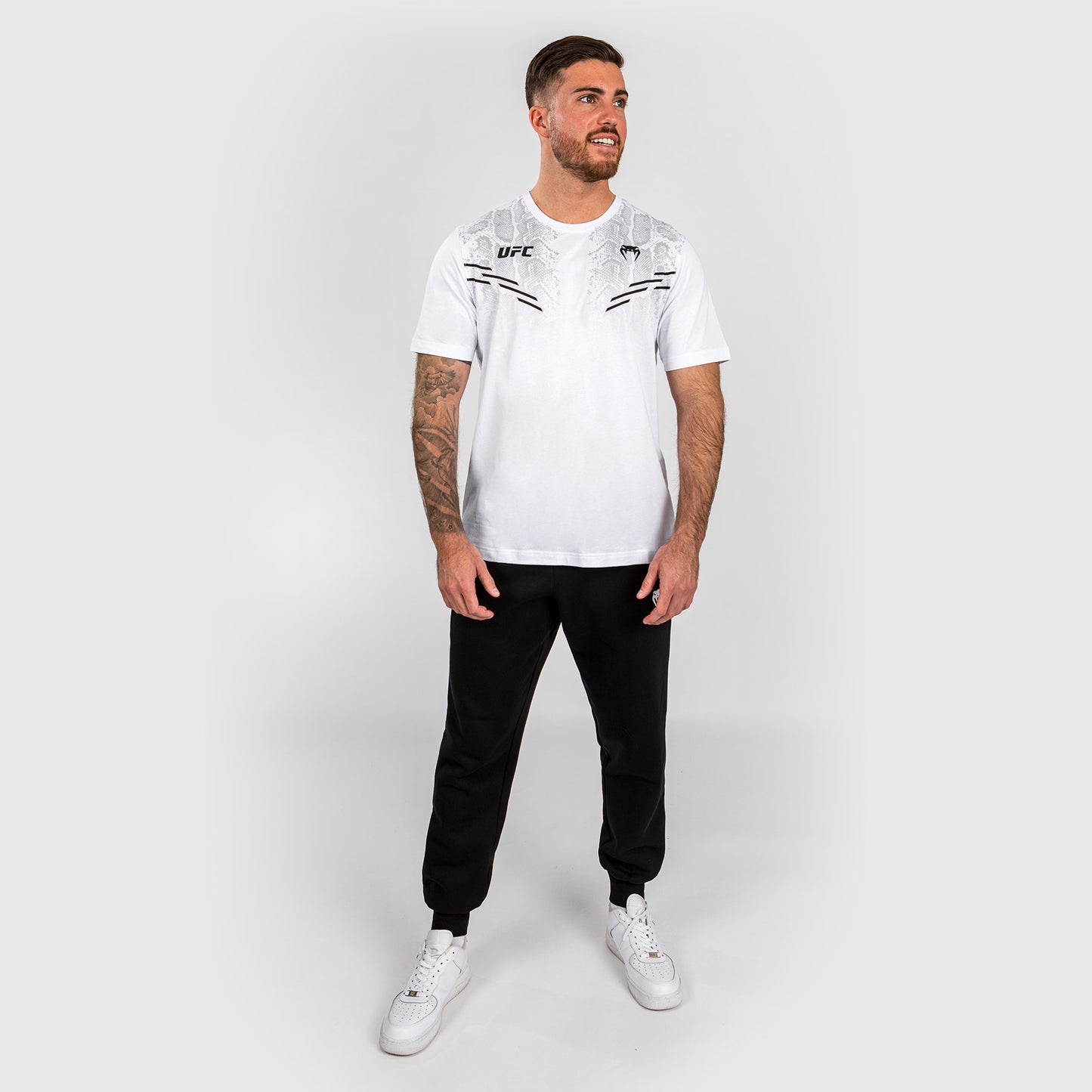 UFC Adrenaline by Venum Replica Maglietta a maniche corte da Uomo - Bianco