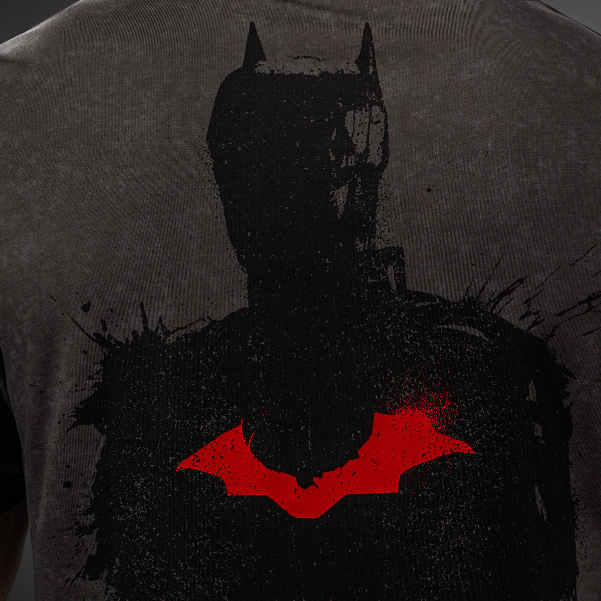 Venum x Batman T-shirt in cotone - Grigio/Nero/Rosso