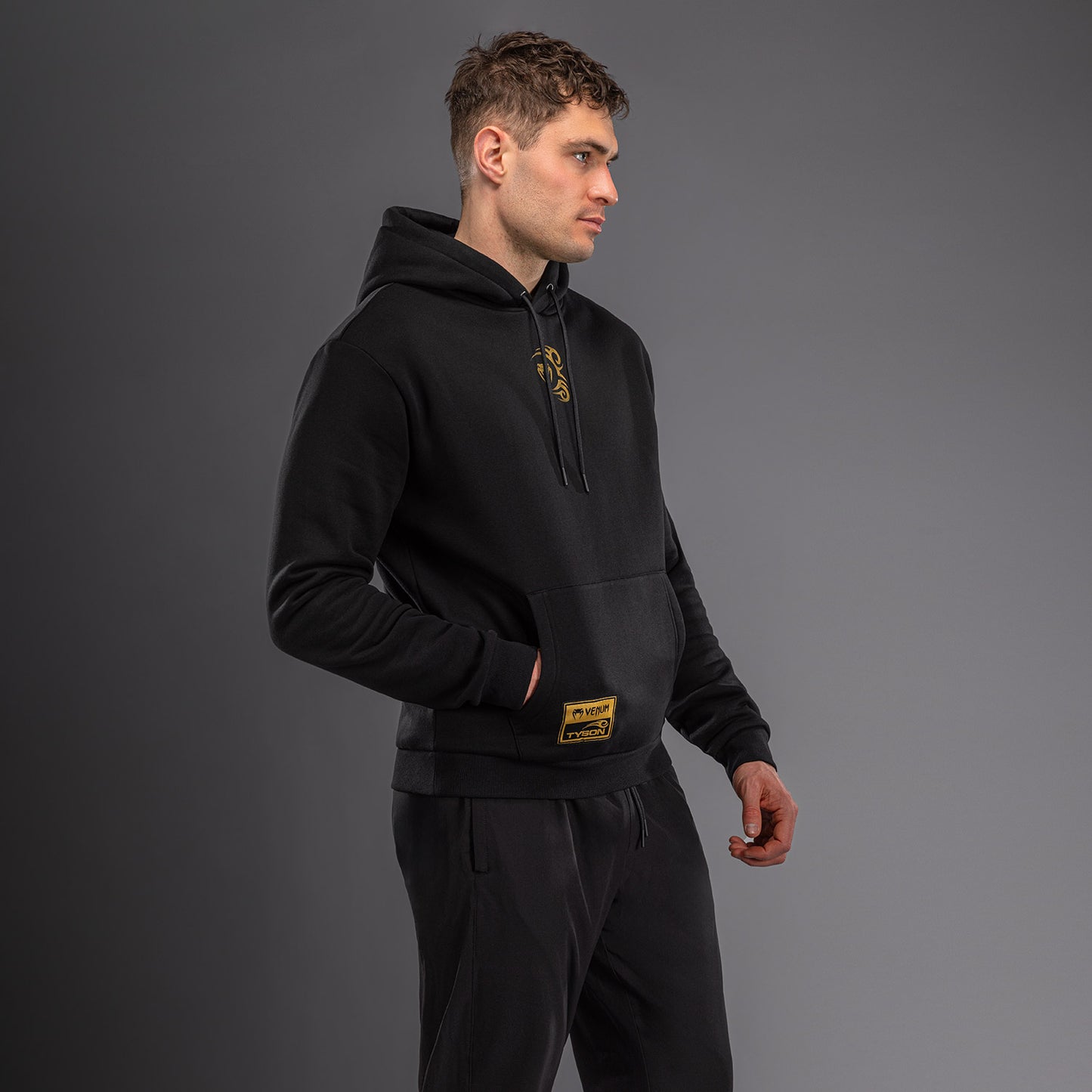 Venum x Mike Tyson Tiger Felpa con Cappuccio - Nero/Oro