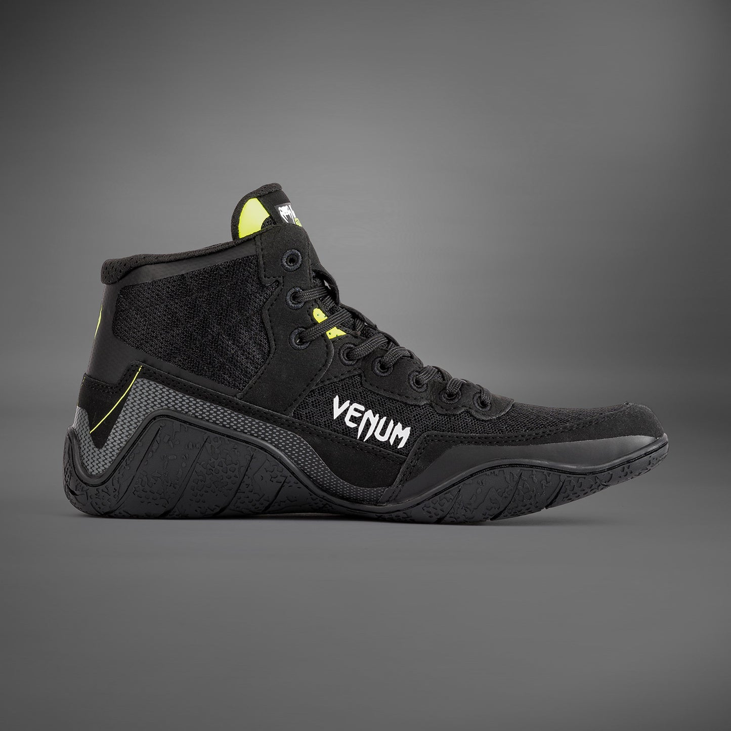 Venum Training Camp 4.0 Scarpe da wrestling Elite - Nero/Neon Green