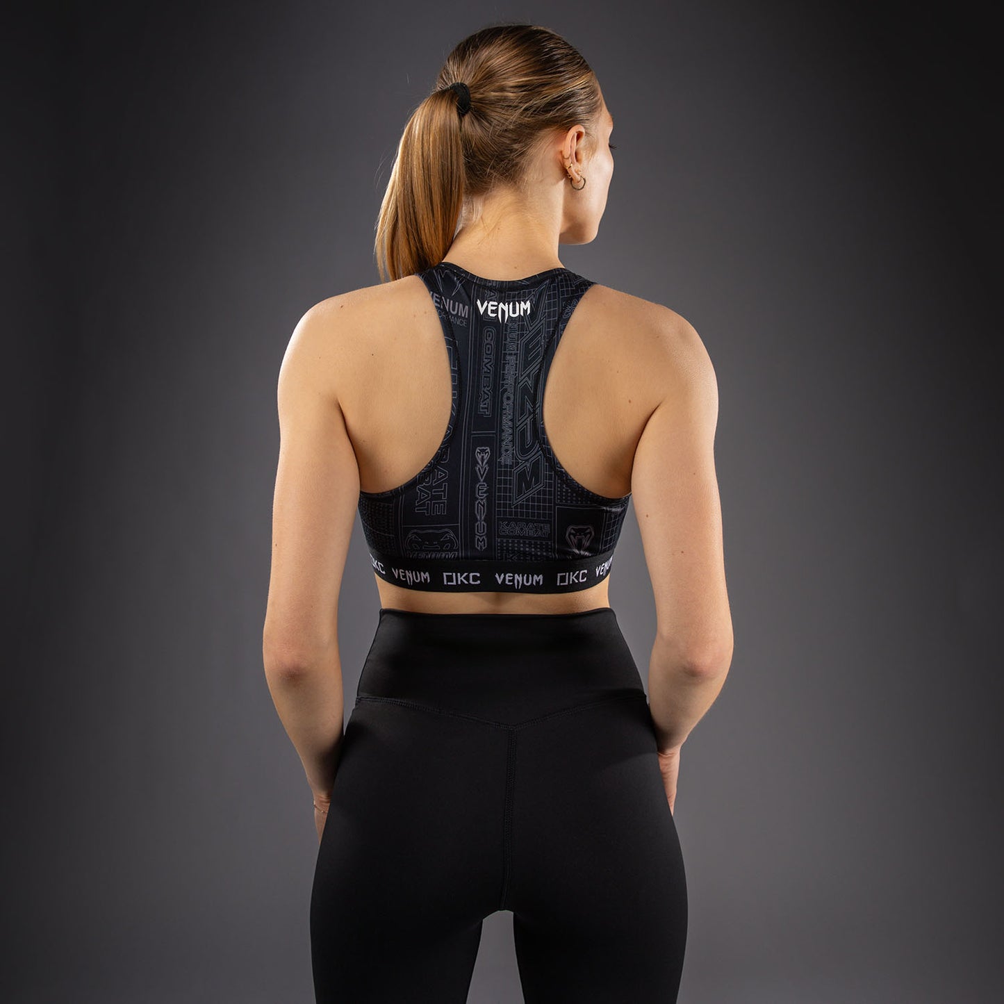 Karate Combat by Venum Reggiseno Sportivo – Nero/Grigio