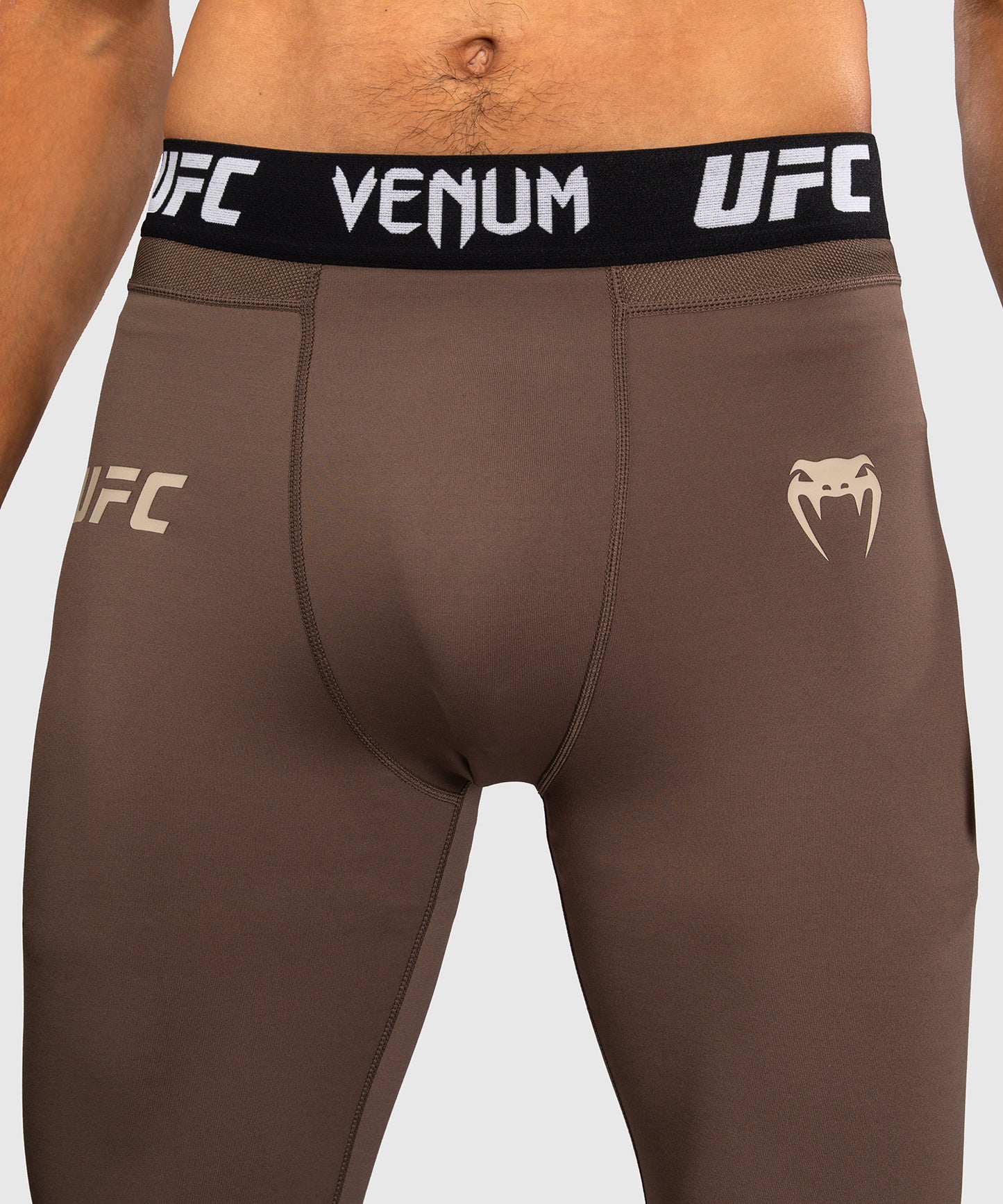 Venum UFC Unity by Venum Authentic Fight Week Pantaloni a Compressione Tecnici da Uomo - Marrone