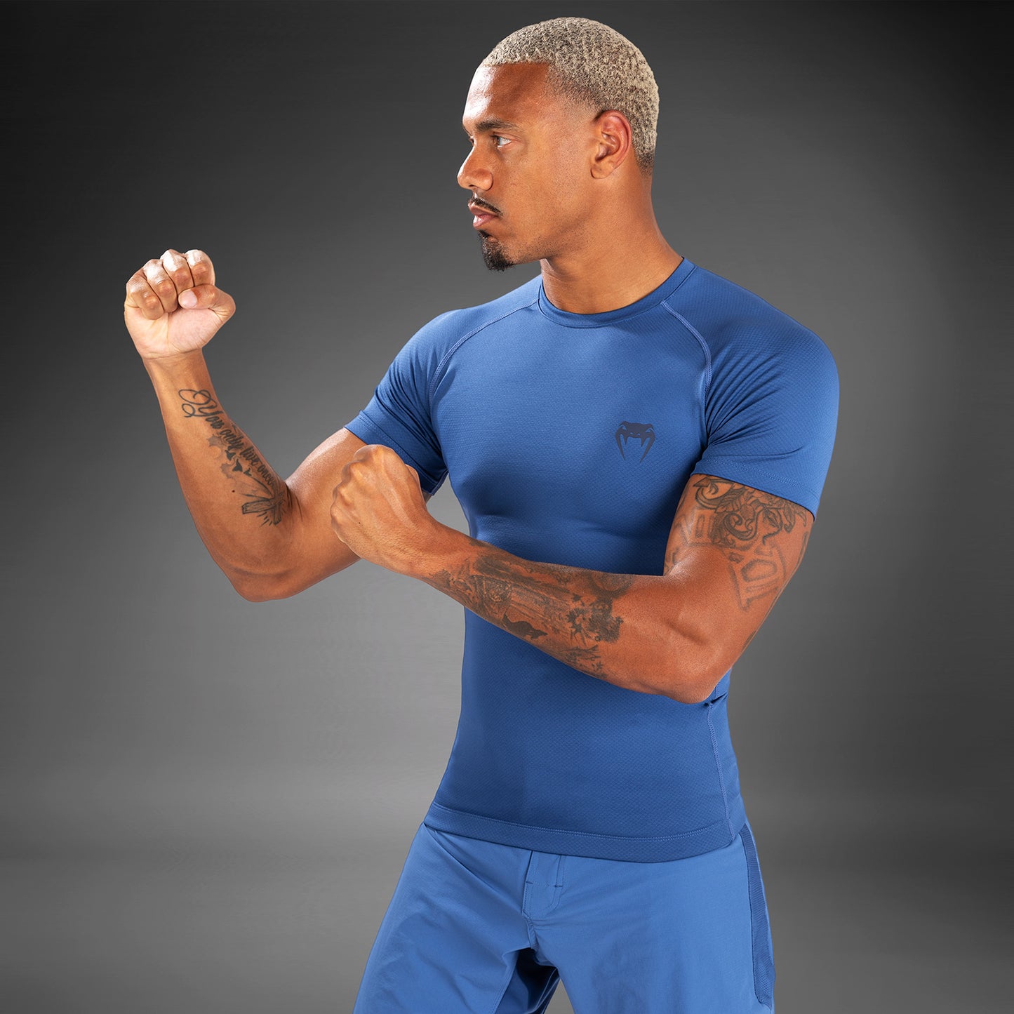 Venum Contender Rashguard a maniche corte - Blu