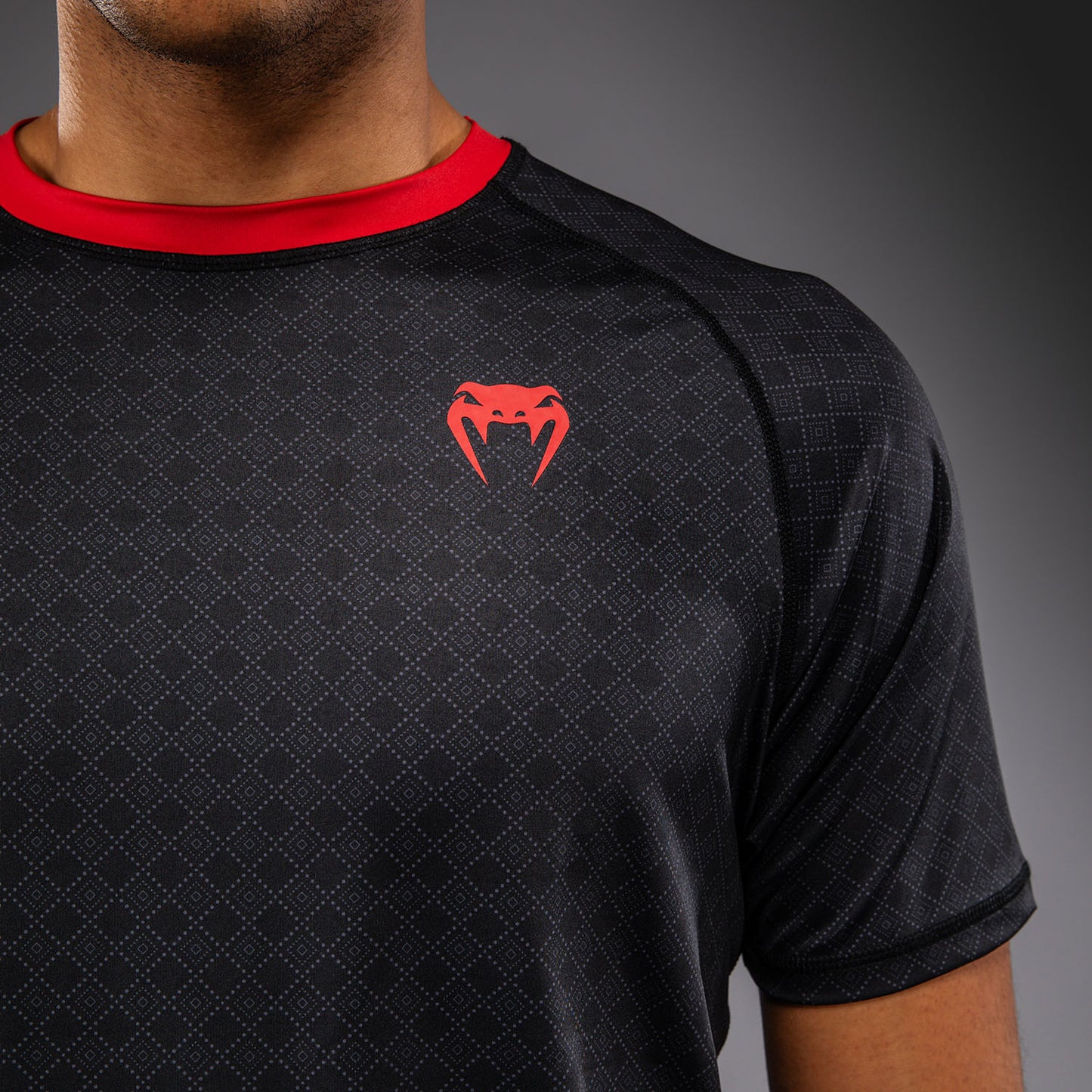 Venum x Roger Gracie Signature Maglietta Dry Tech - Nero/Rosso