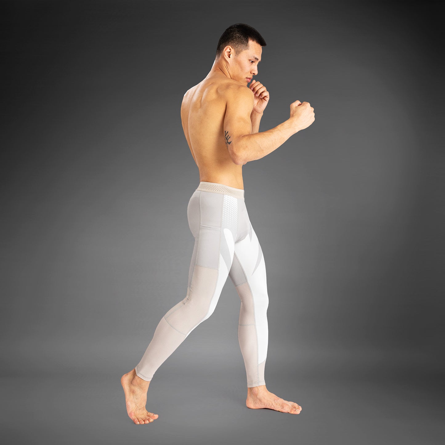 Venum Attack Pantaloni a Compressione da Uomo - Sabbia