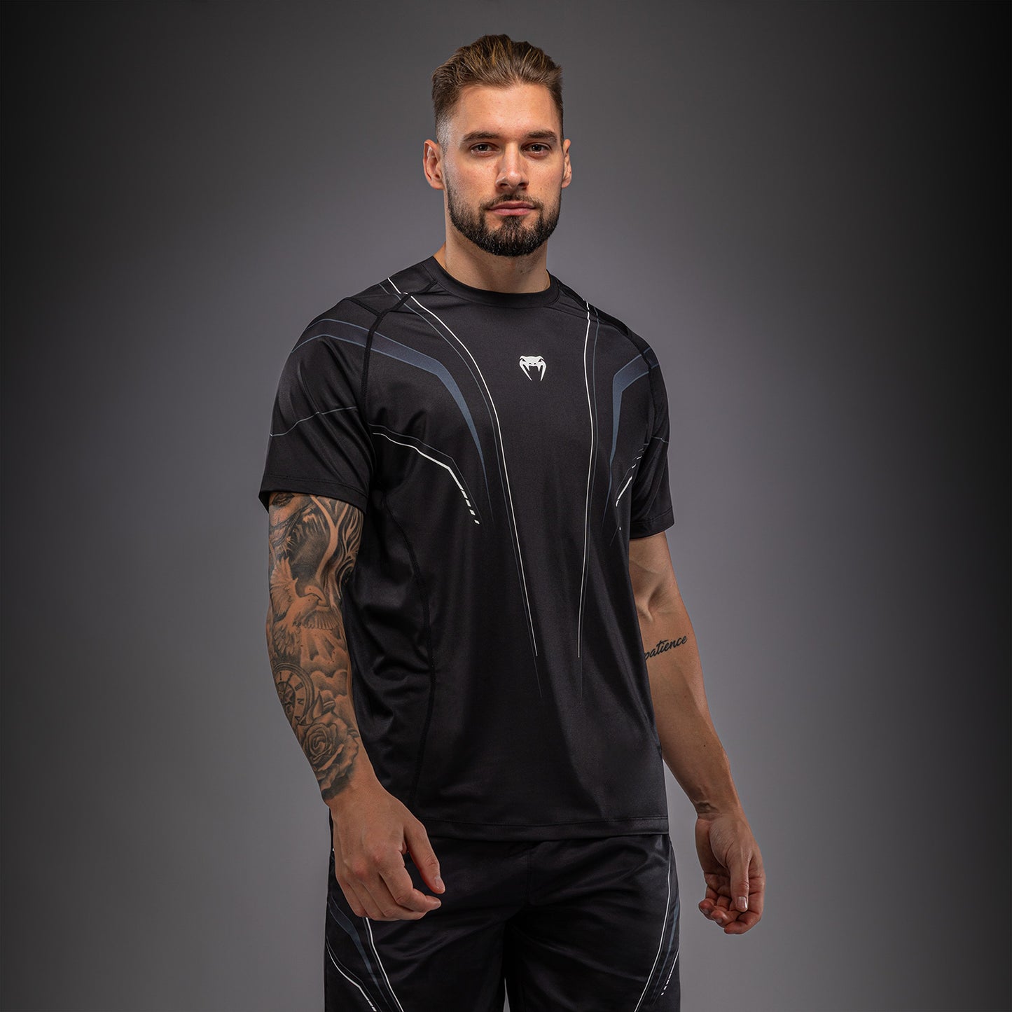 Venum Streamline Maglietta Dry Tech – Nero/Bianco