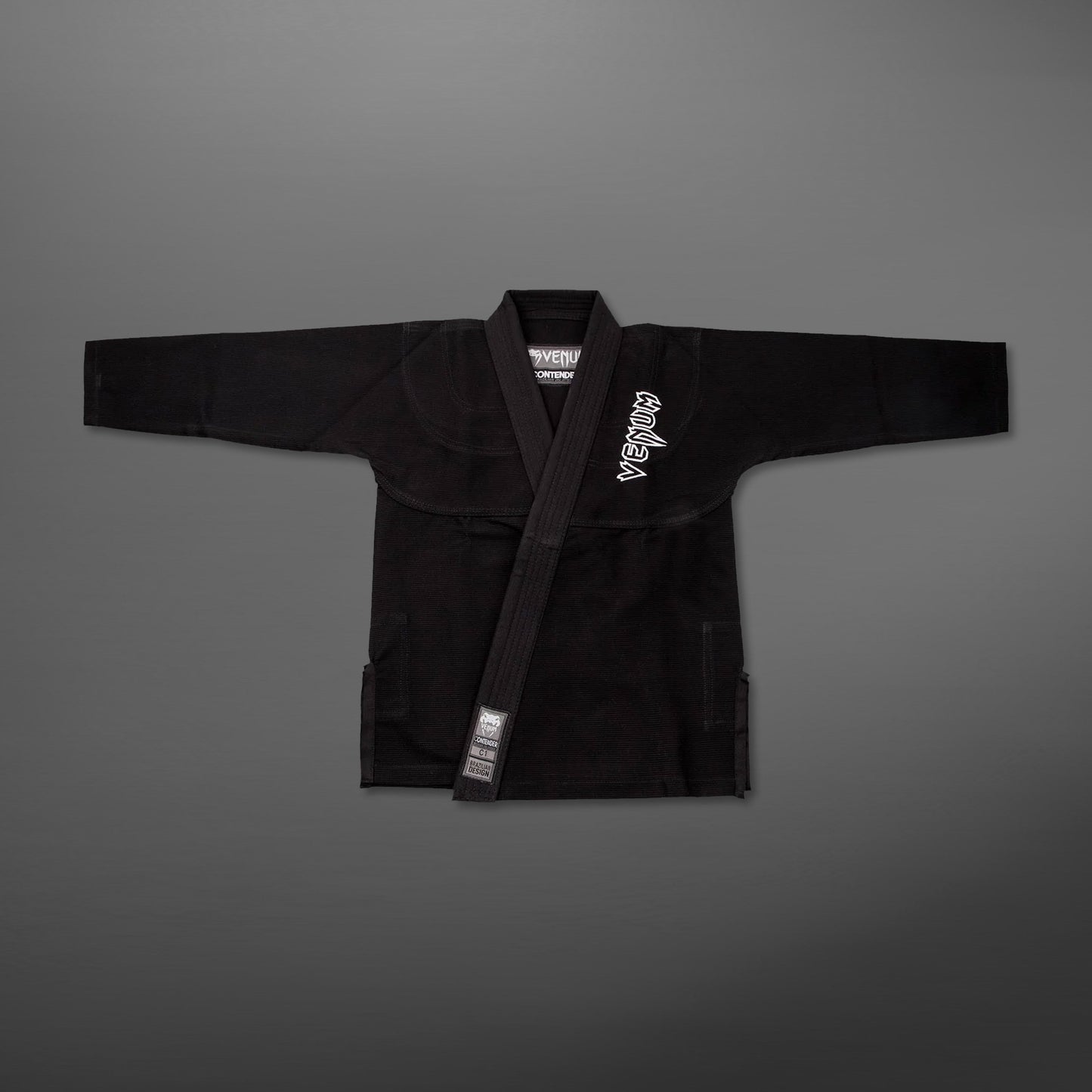 Venum Contender Kids Gi da BJJ (Completo di cintura bianca) - Nero