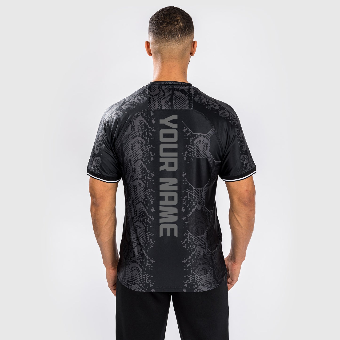 UFC Adrenaline by Venum Authentic Fight Night Maglia Dry Tech Personalizzata da Uomo - Nero