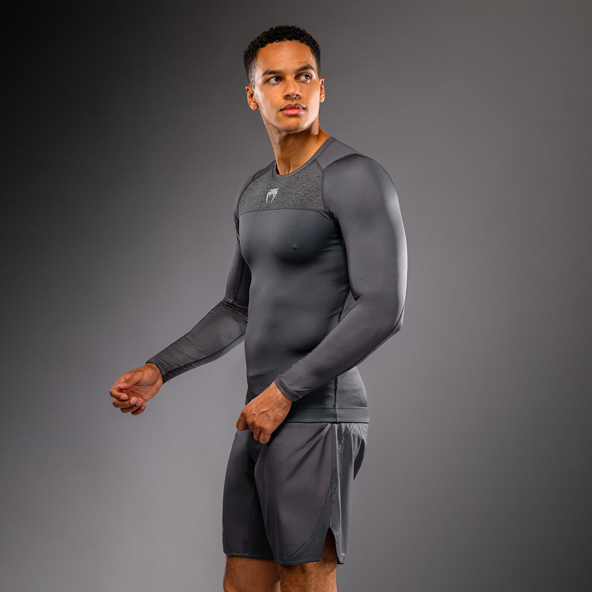 Venum G-Fit Scale Rashguard a maniche lunghe - Grigio