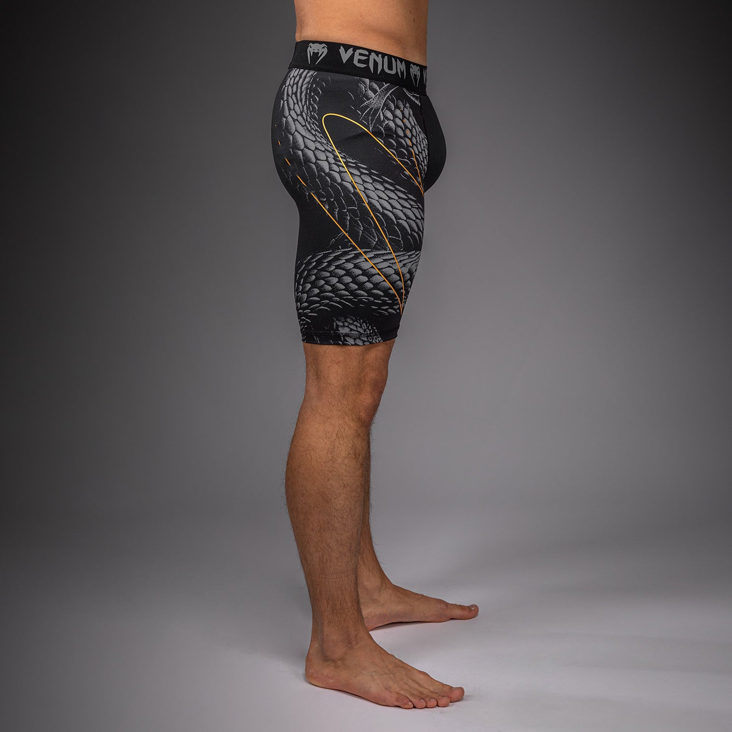 Venum Matupa Pantaloncini a Compressione - Nero/Grigio/Oro