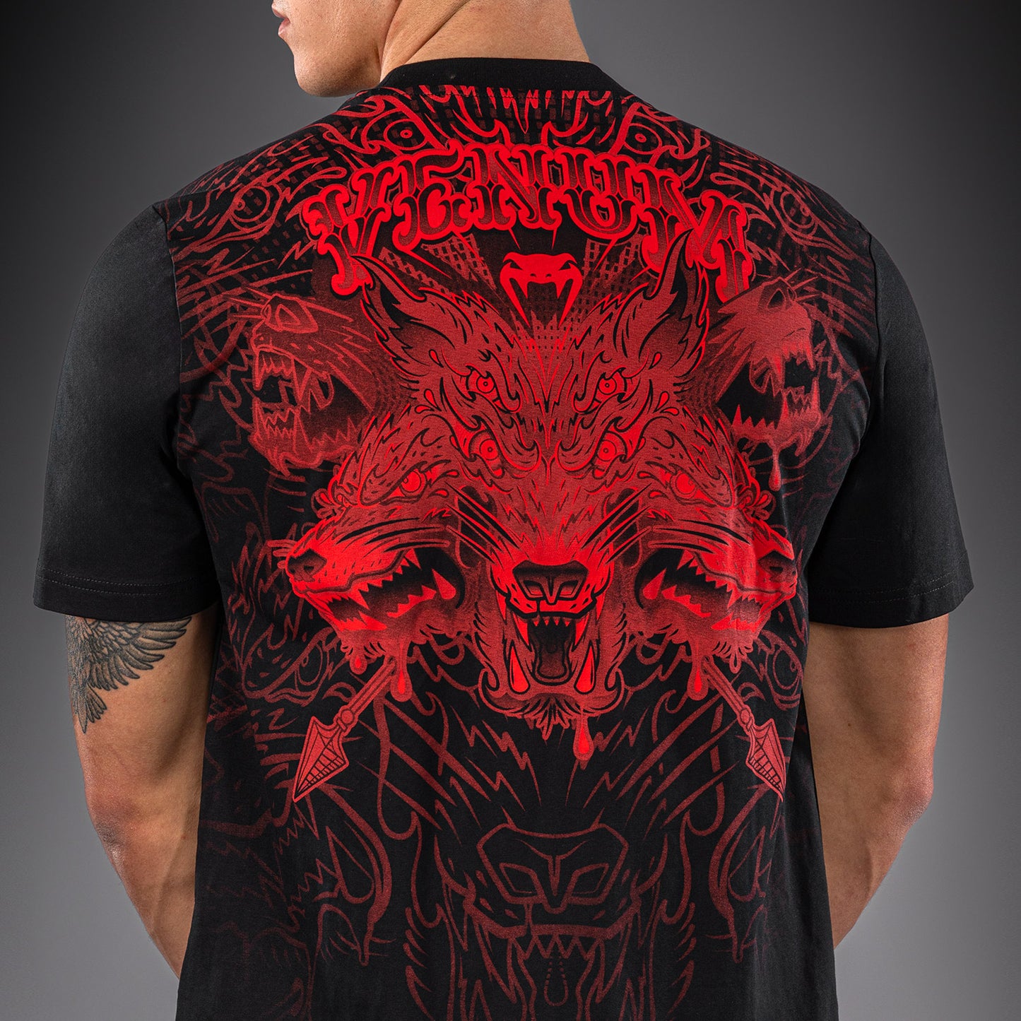 Venum Wolf Atak Maglietta – Nero/Rosso