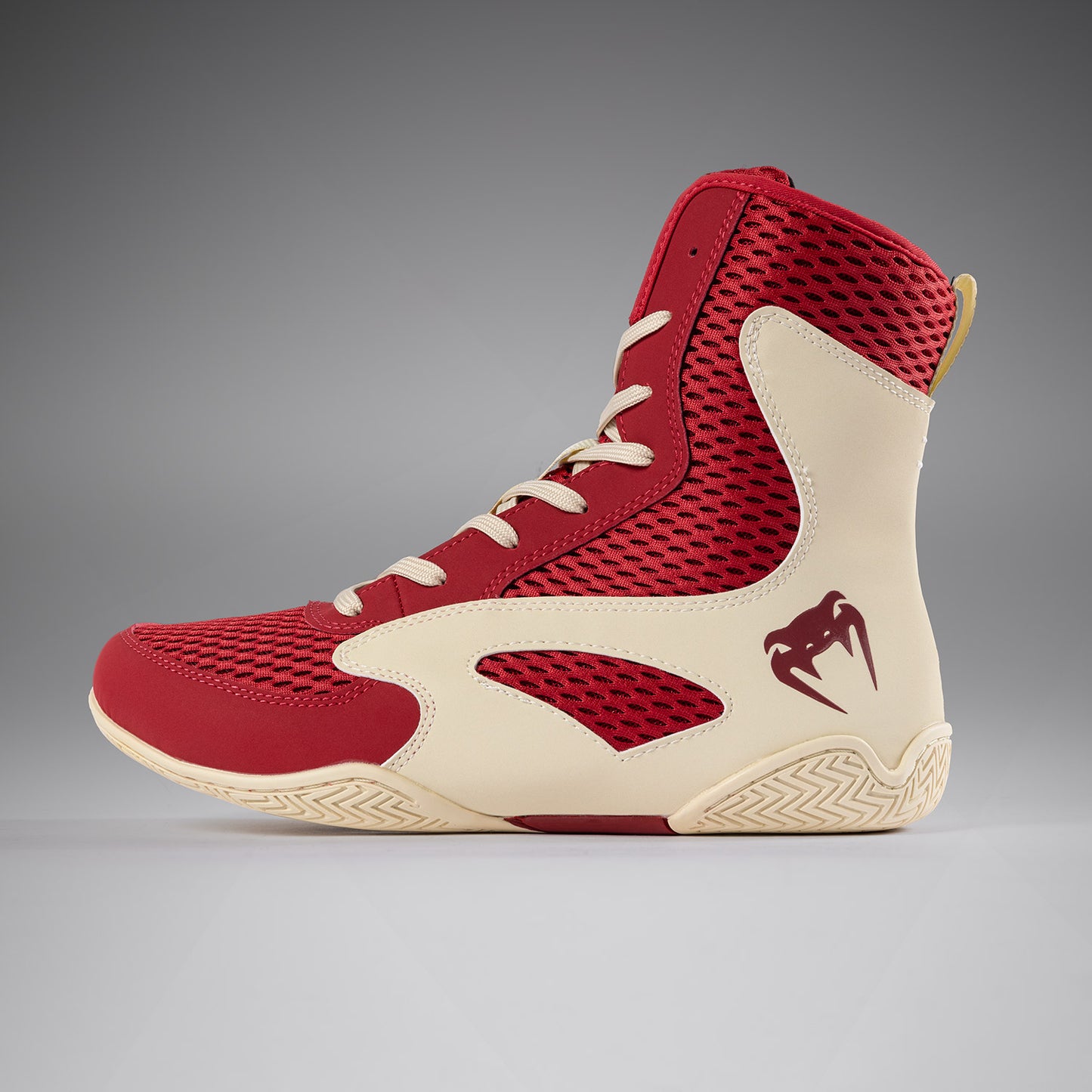 Venum Contender Scarpe da Boxe - Rosso Rubino/Avorio
