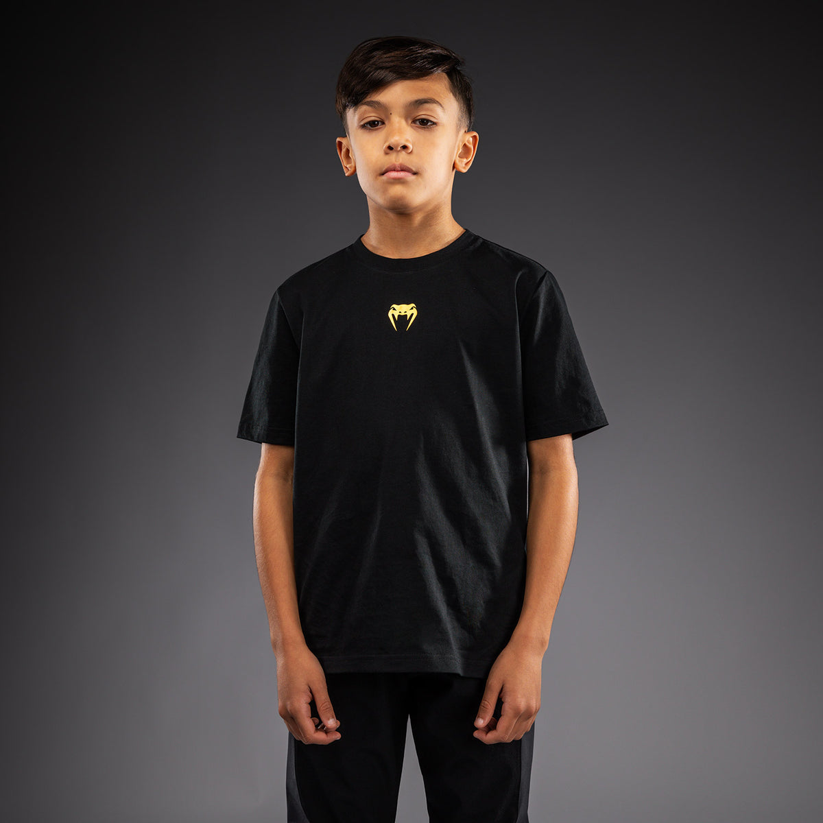 Venum Essential T-shirt in cotone per bambini - Nero/Oro