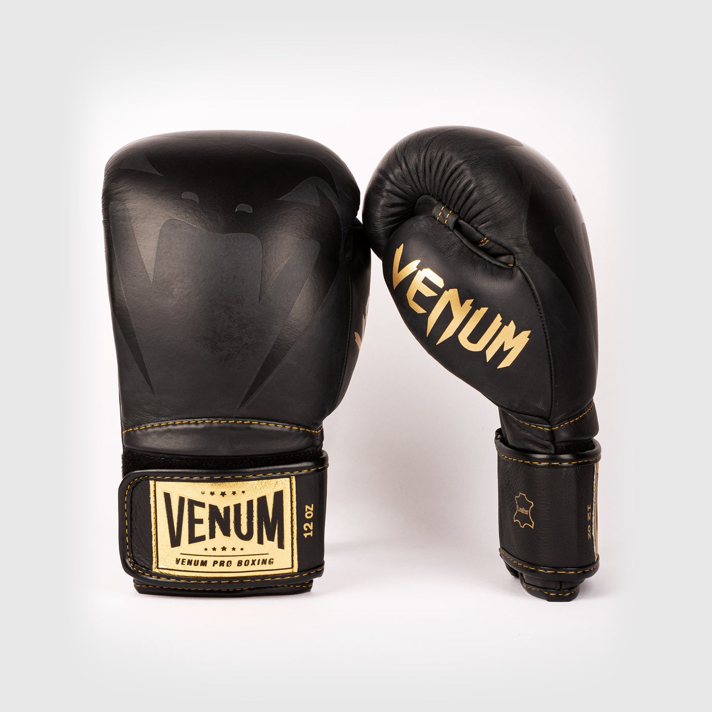 Guantoni da boxe professionali Venum Giant 2.0 – Velcro - Nero/Nero-Oro