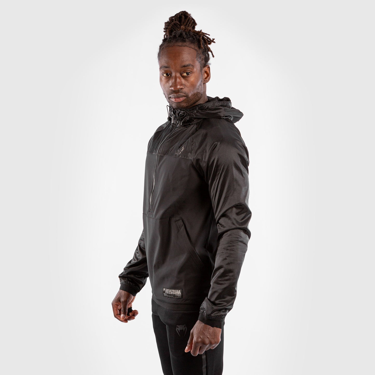 Felpa con cappuccio Venum Laser XT - Nero/Nero