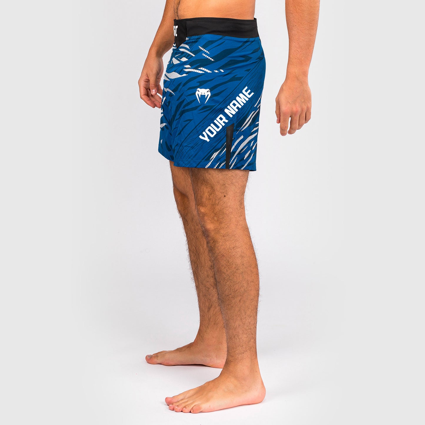 UFC Fusion by Venum Personalizzati Authentic Fight Night Shorts da Lotta per Uomo - Fit Corto - Blu