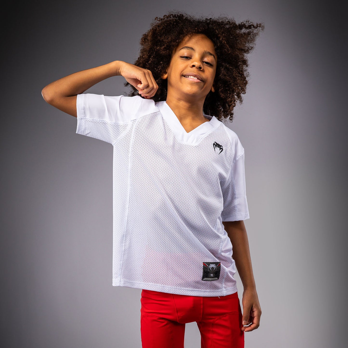Venum Elite Football Maglietta da calcio a maniche corte per Bambini - Bianco