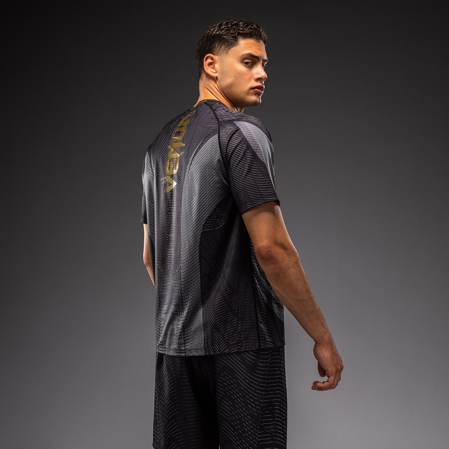 Venum Galactic 3.0 Maglietta Dry Tech - Nero/Oro