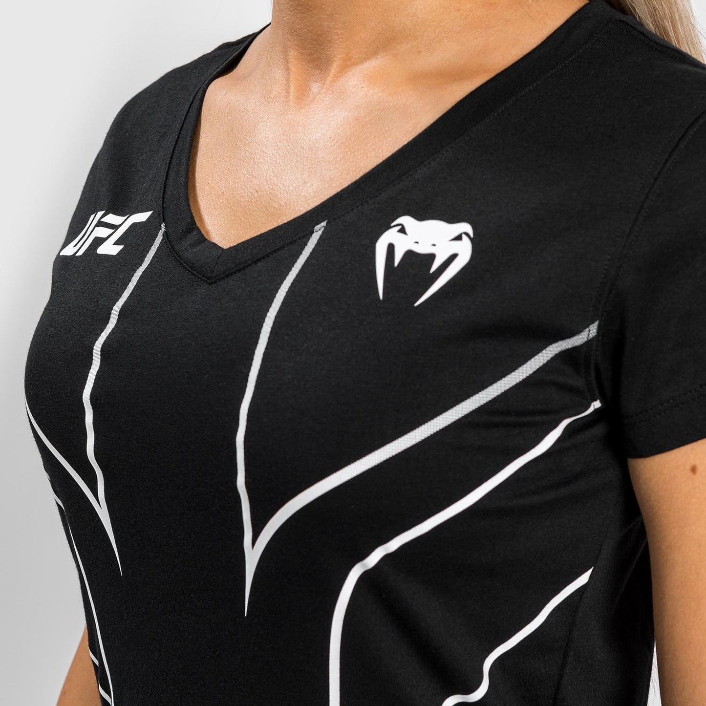 Maglietta UFC Venum Fight Night 2.0 Replica Donna - Nero