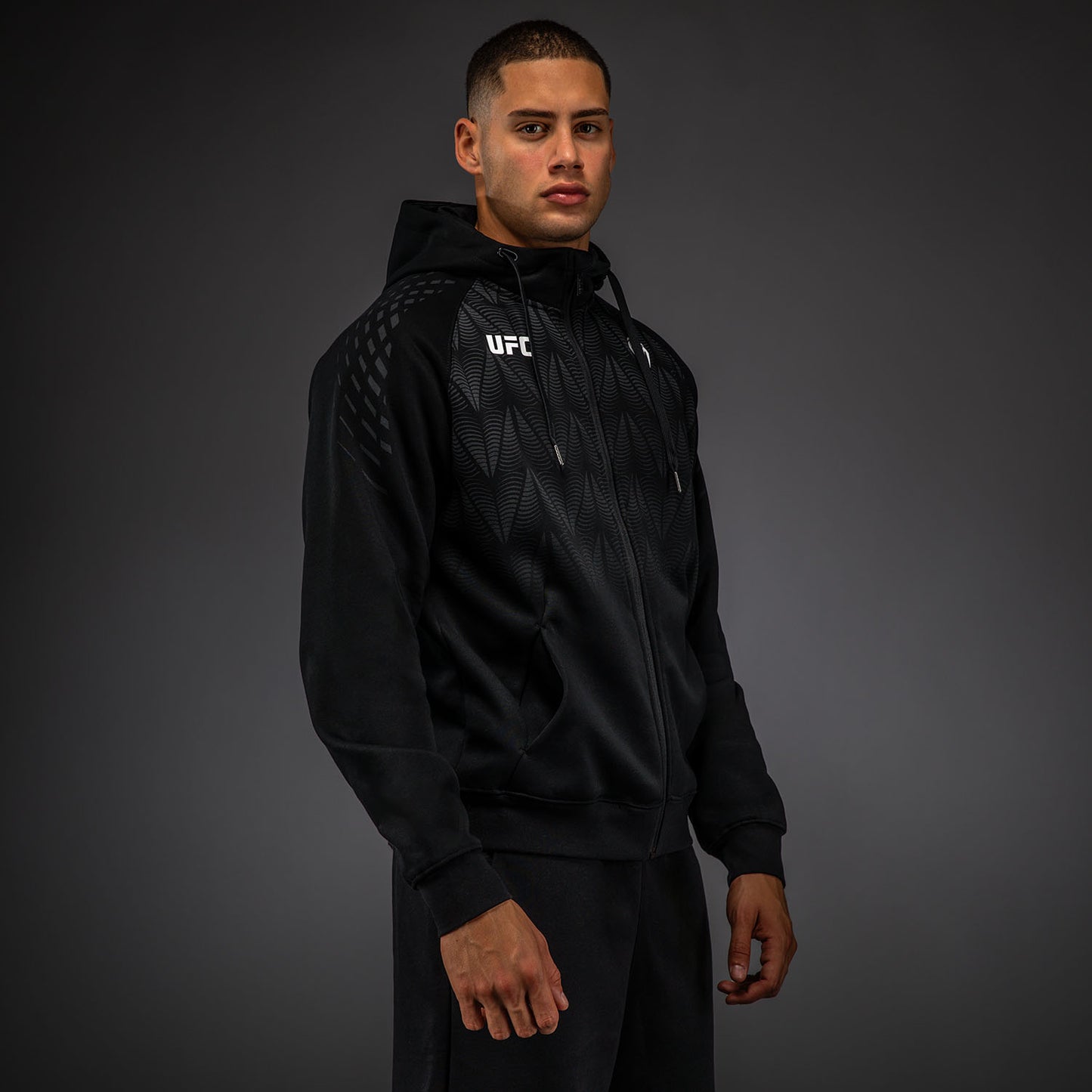 UFC Zenith by Venum Replica Felpa con zip Uomo - Nero