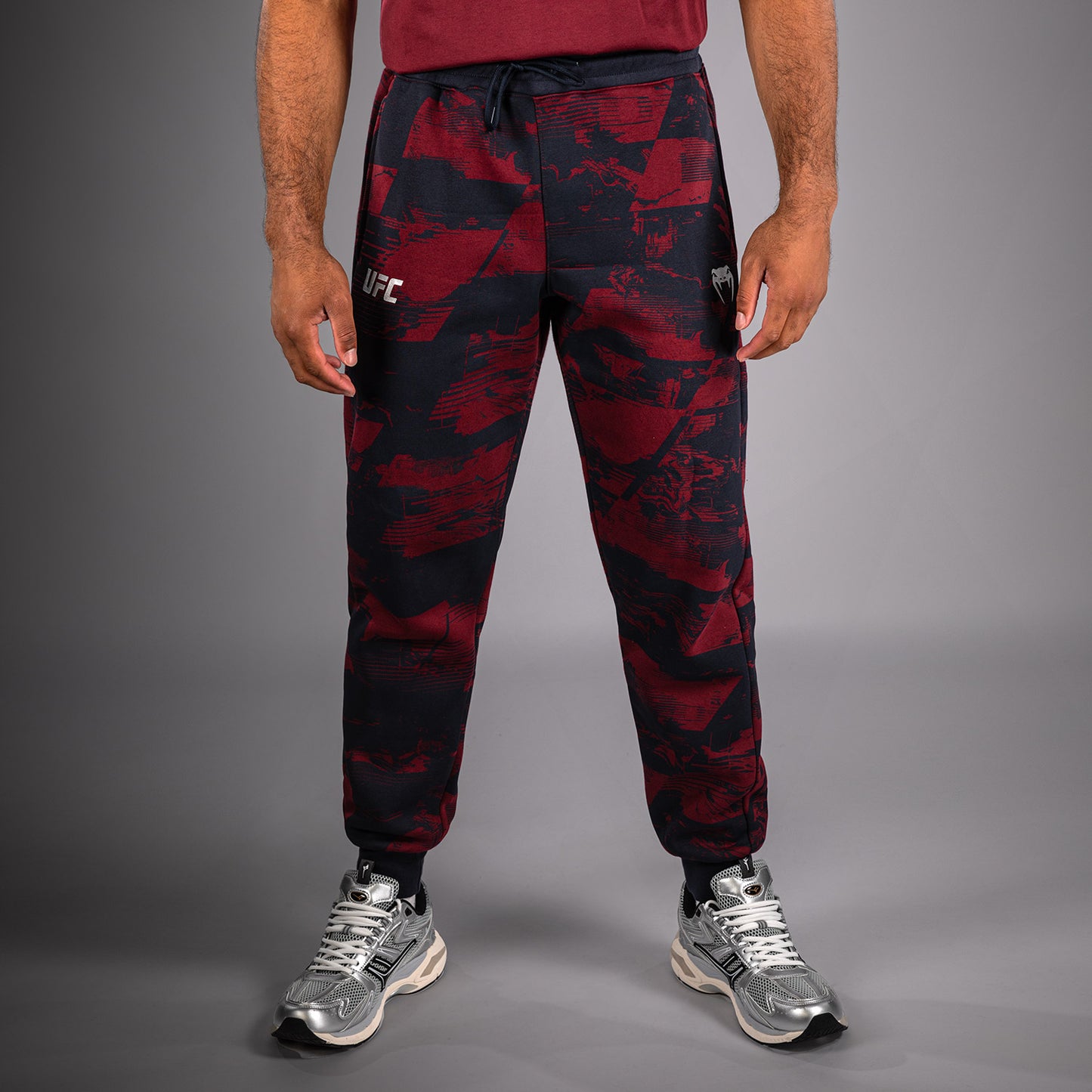 UFC Zenith by Venum Authentic Fight Week Pantaloni Uomo - Blu navy/Bordeaux/Argento