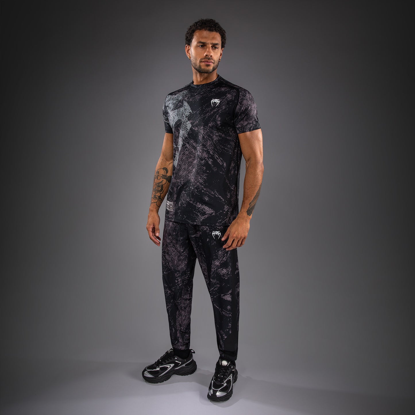 Venum Rage & Workout T-shirt Dry Tech - Nero/Grigio