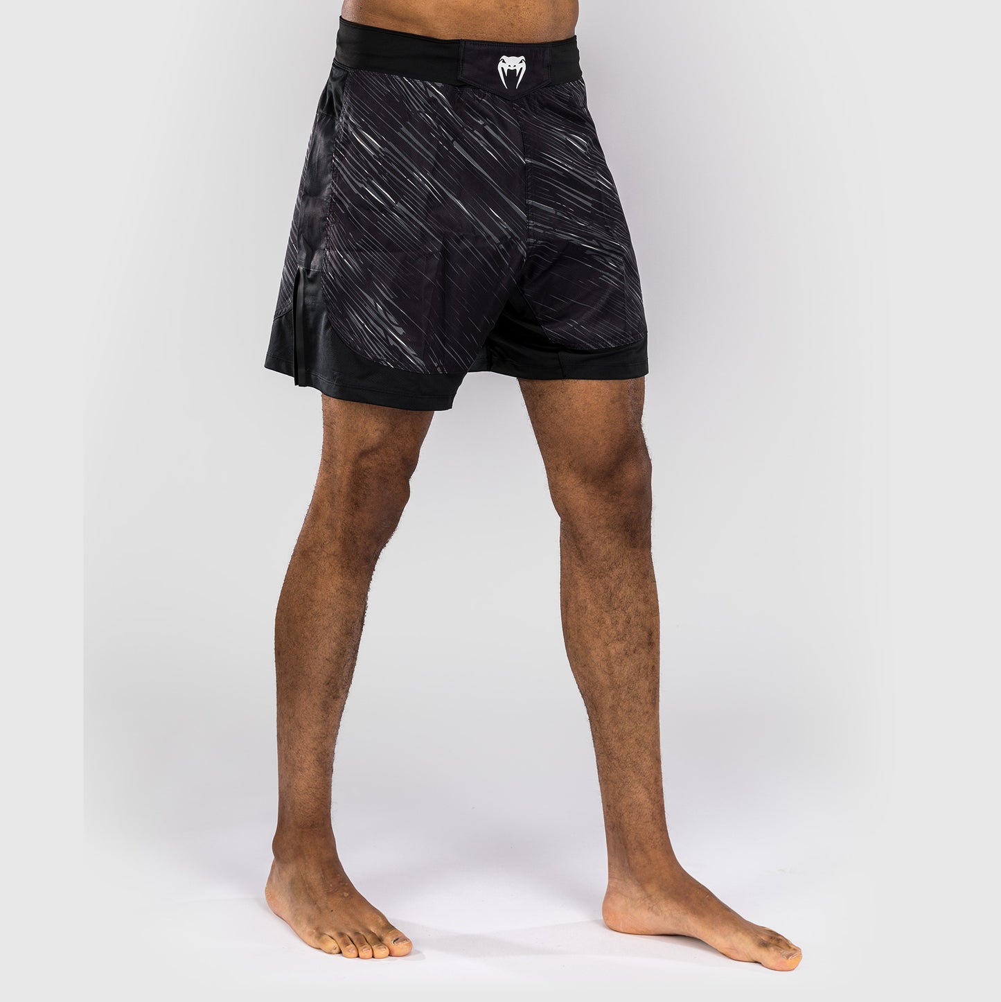 Venum Rapid Pantaloni da Combattimento - Nero/Grigio Tempesta