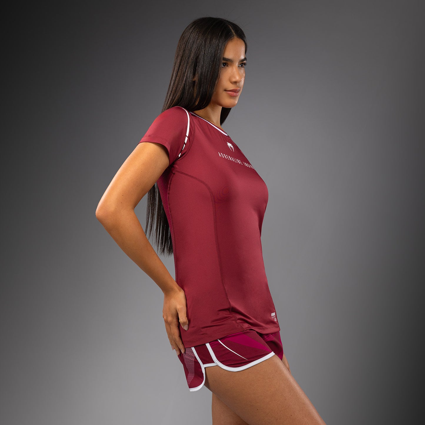 Venum Adrenaline T-shirt Dry-Tech Donna – Borgogna/Rosa