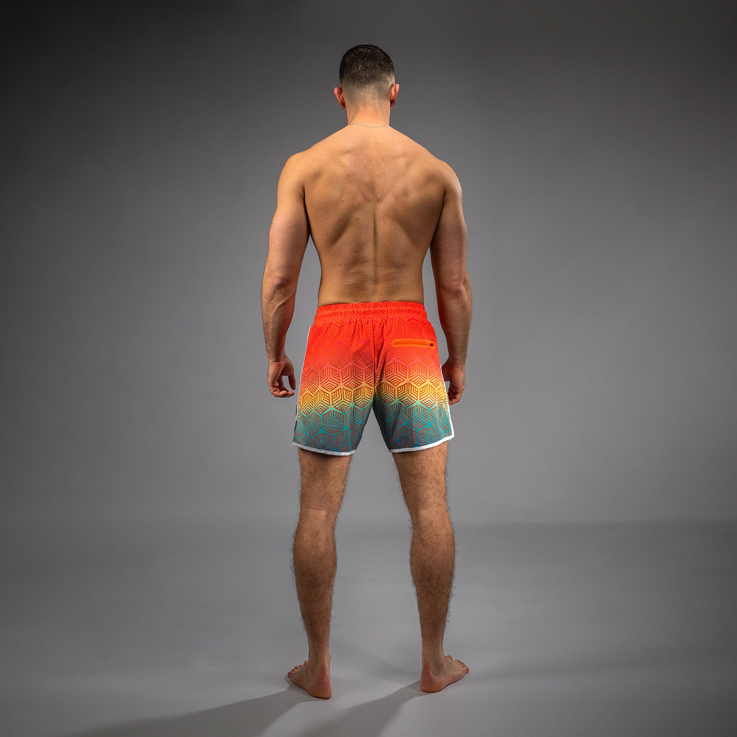Venum Octane Board Shorts - Sunset Orange/Celeste