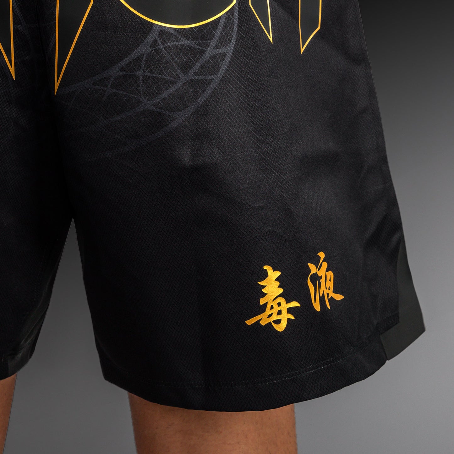 Venum Serpenti Pantaloncini da combattimento – Nero/Argento/Oro