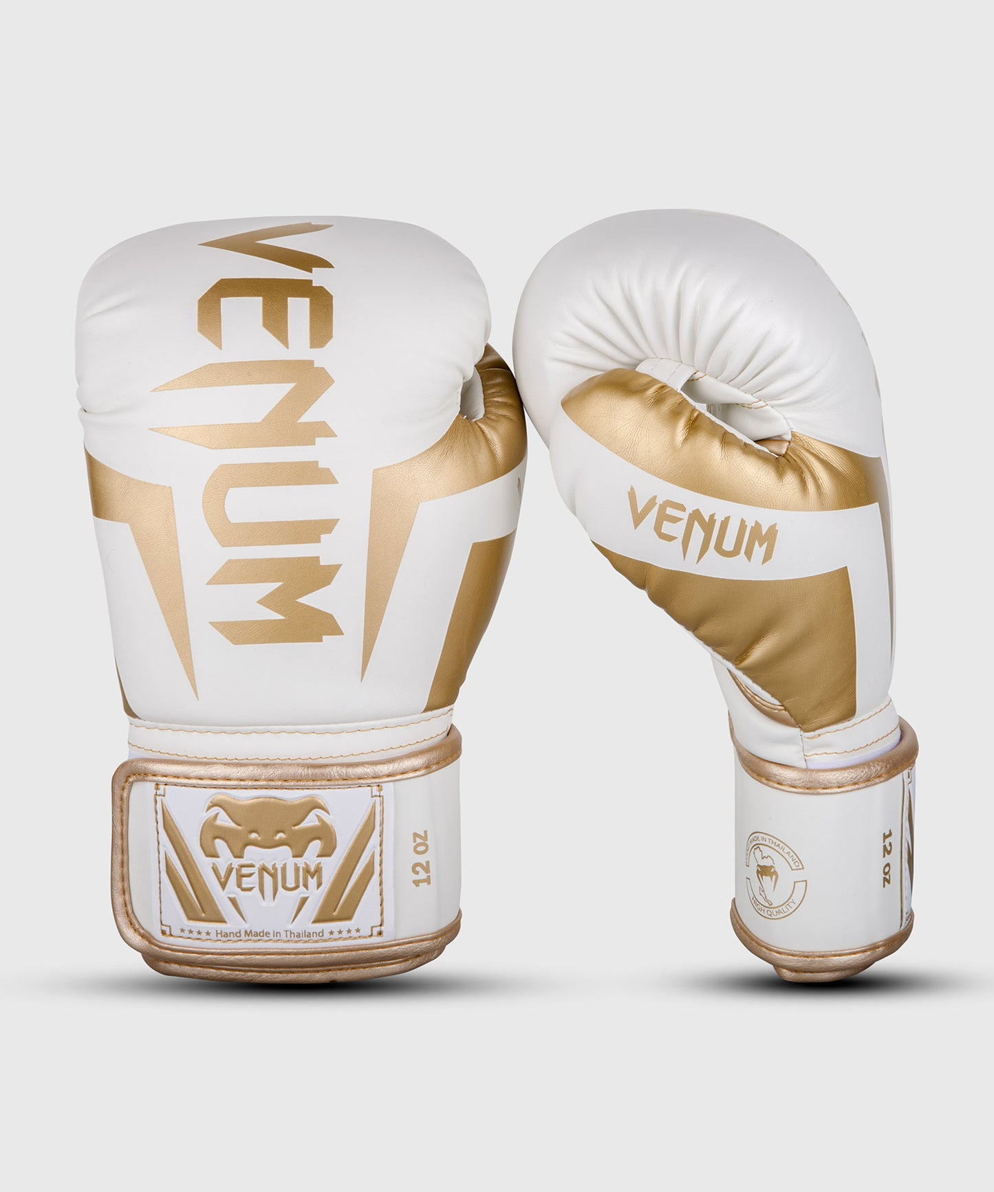 Guantoni da boxe Venum Elite - Bianchi/Oro