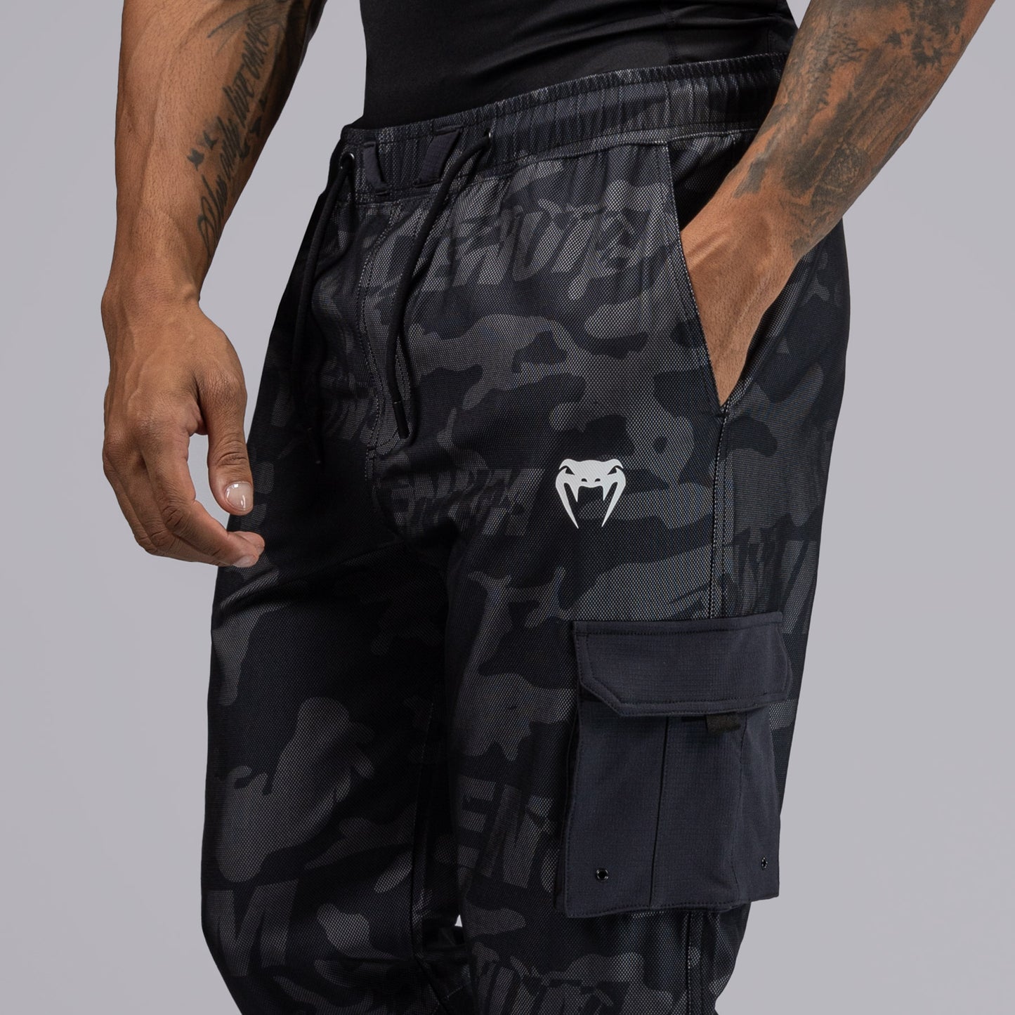 Venum Trooper Pantaloni da Jogging da Uomo - Nero/Carbone