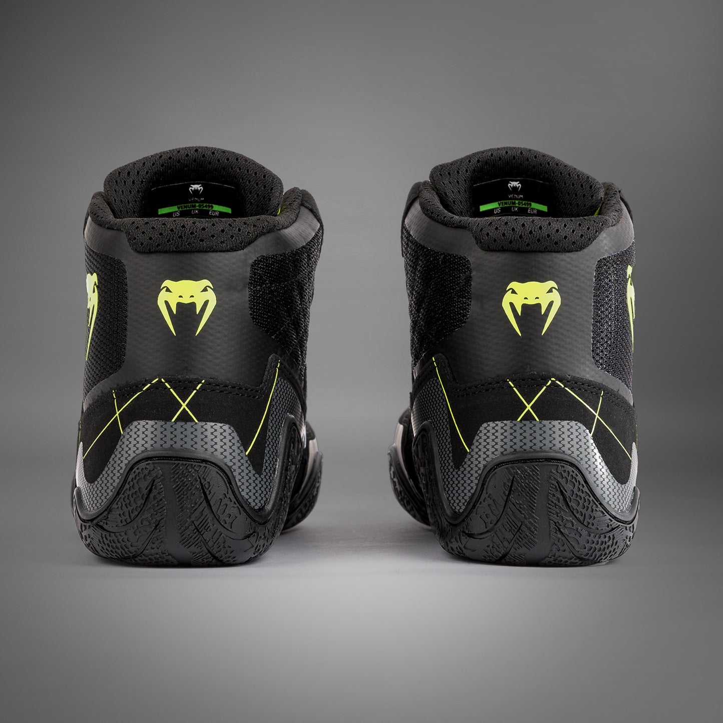 Venum Training Camp 4.0 Scarpe da wrestling Elite - Nero/Neon Green