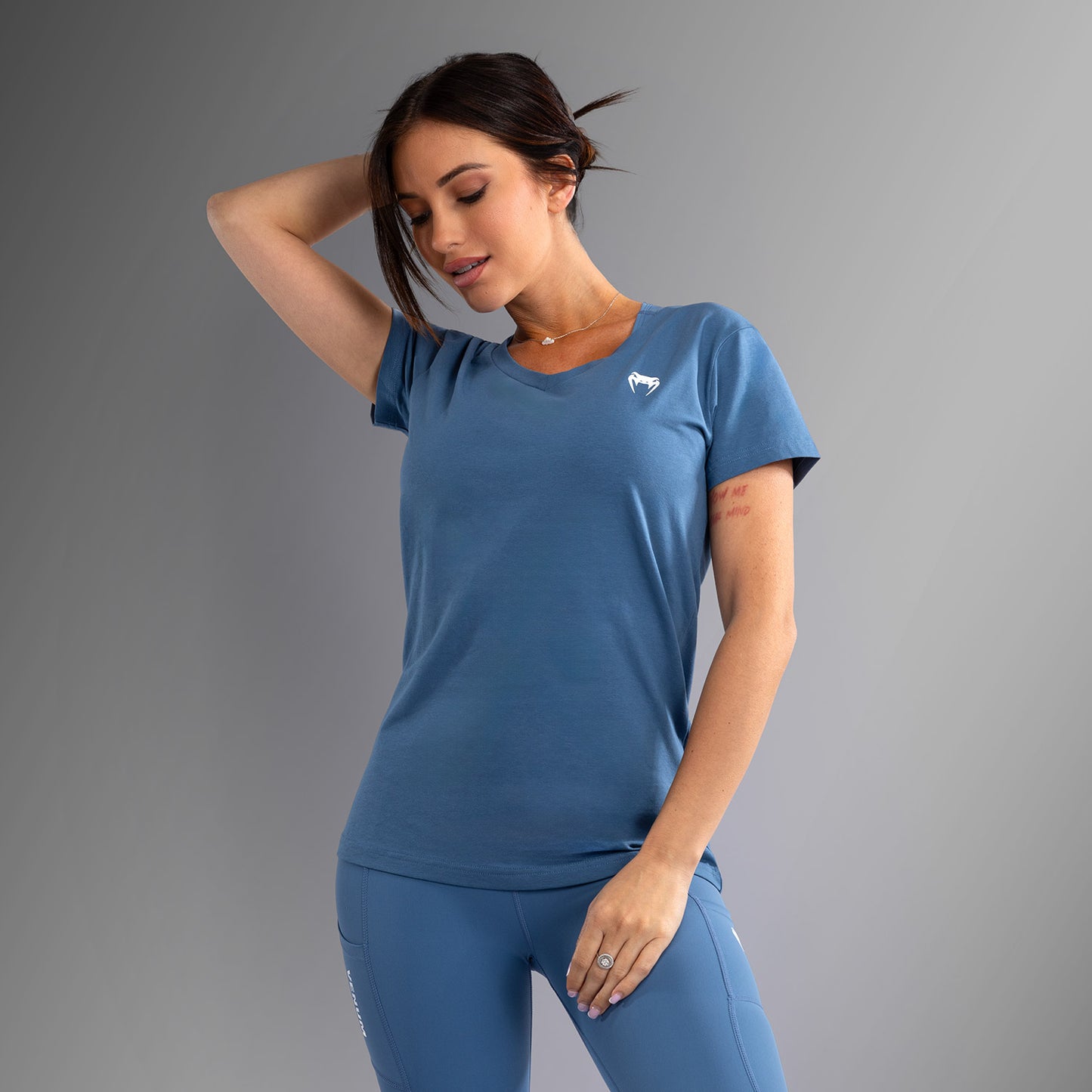 Venum Essential Maglietta da Donna - Blu Tempesta