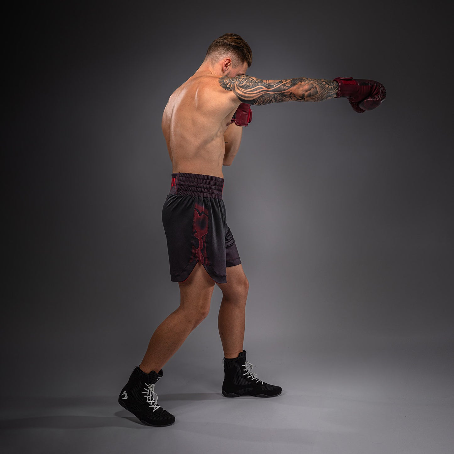Venum Spectre Pantaloncini da Boxe – Nero/Rosso