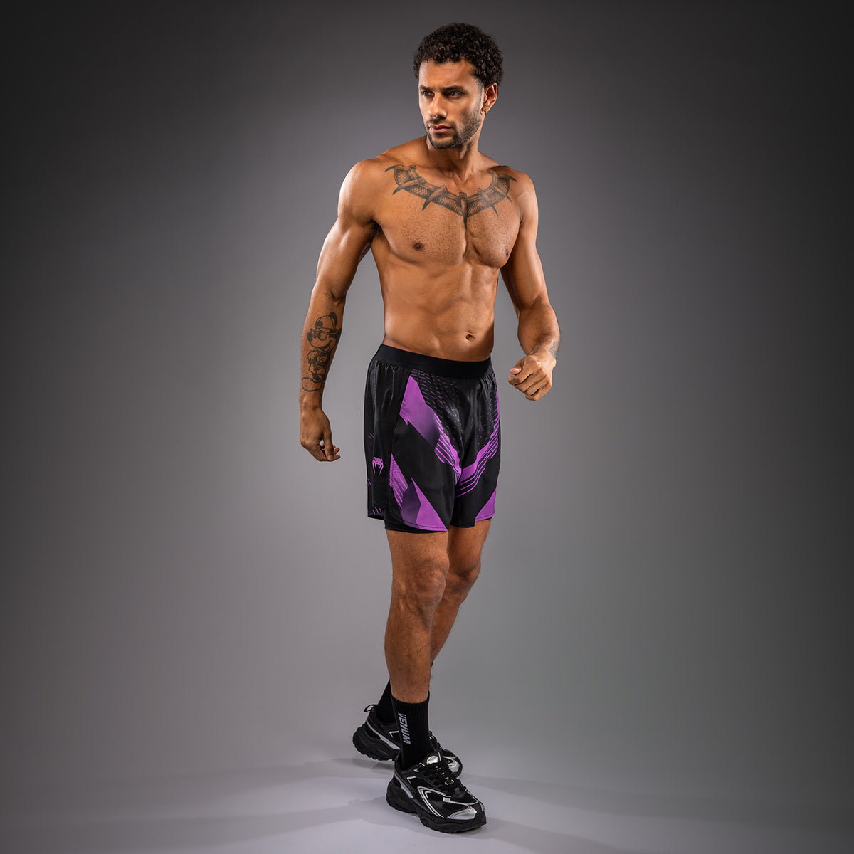 Venum No-Gi 6.0 Pantaloncini da Allenamento - Nero/Viola