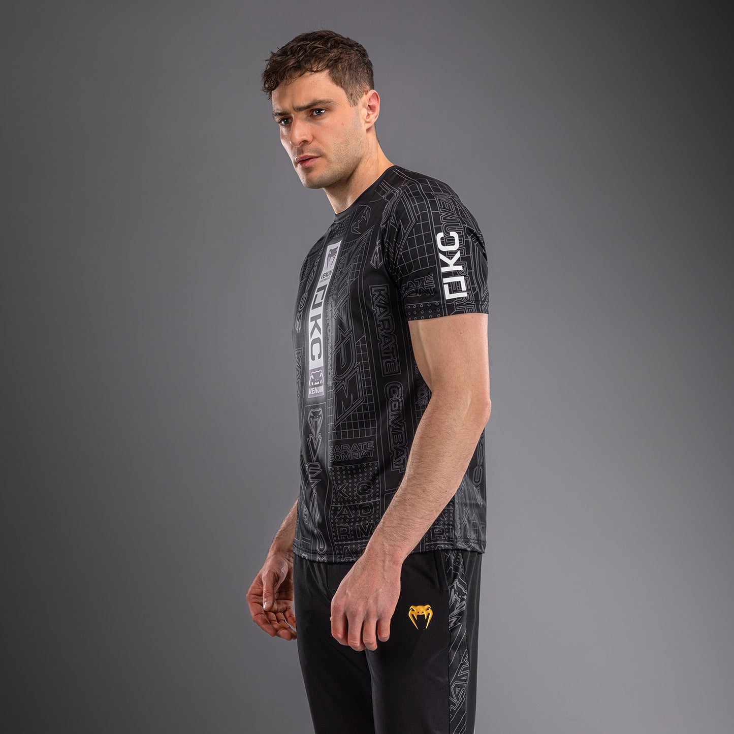 Karate Combat by Venum Maglietta Dry Tech – Nero/Grigio