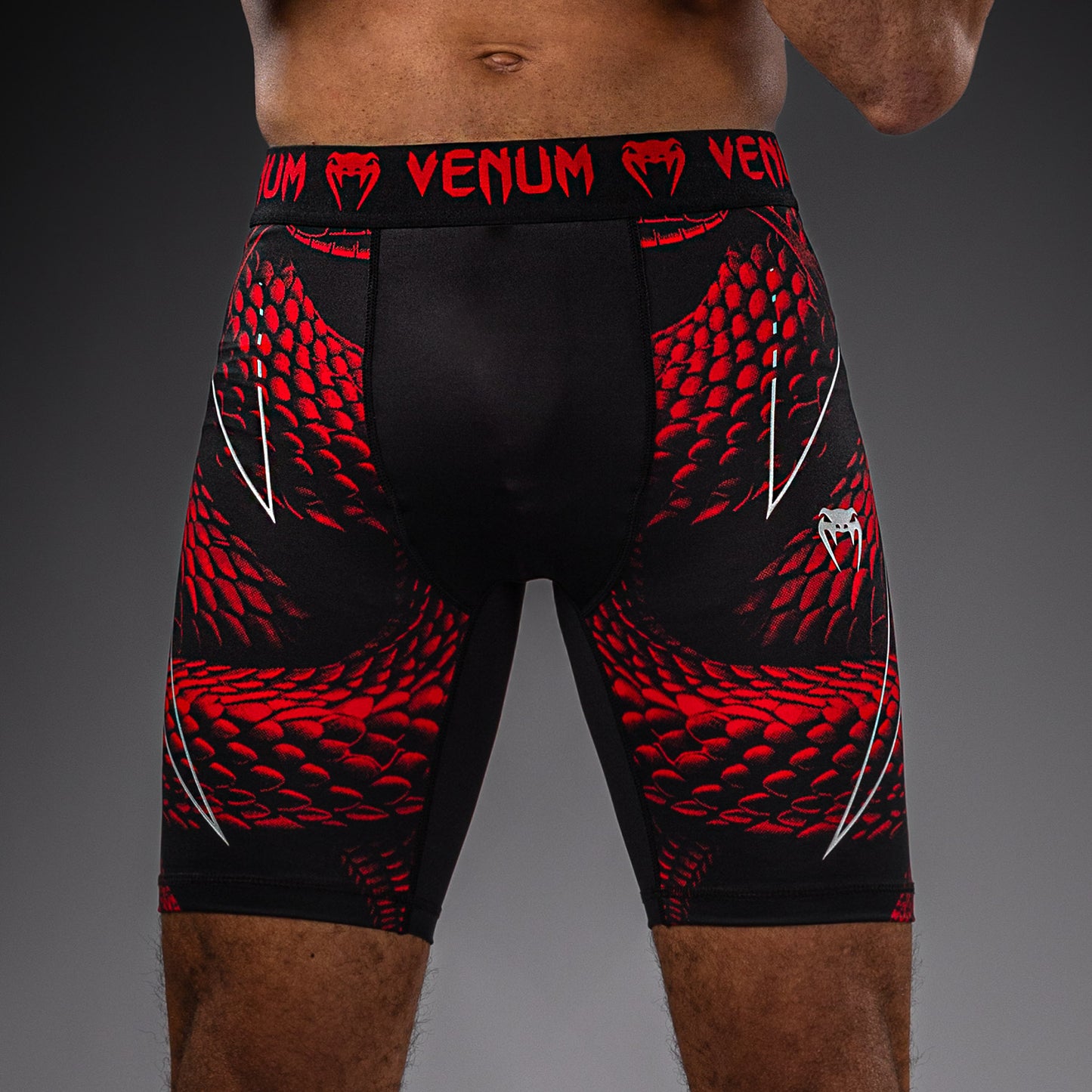 Venum Matupa Pantaloncini a Compressione - Nero/Rosso/Argento