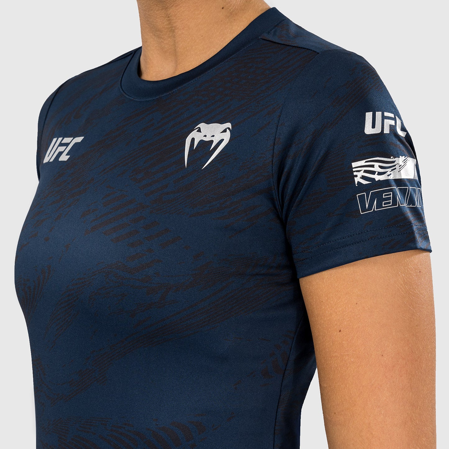 UFC Fusion by Venum Fight Week Maglietta Dry-Tech per Donna - Blu oceanico