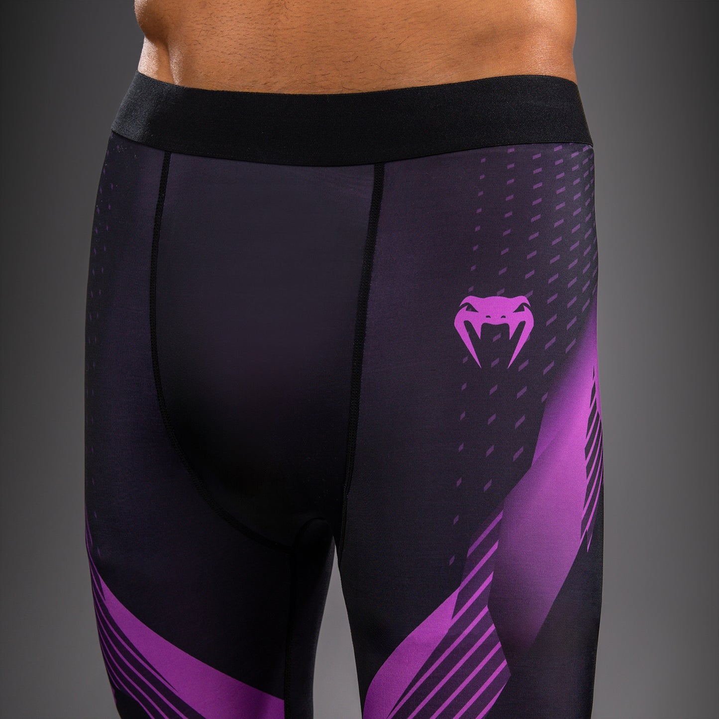 Venum No-Gi 6.0 Spats - Nero/Viola