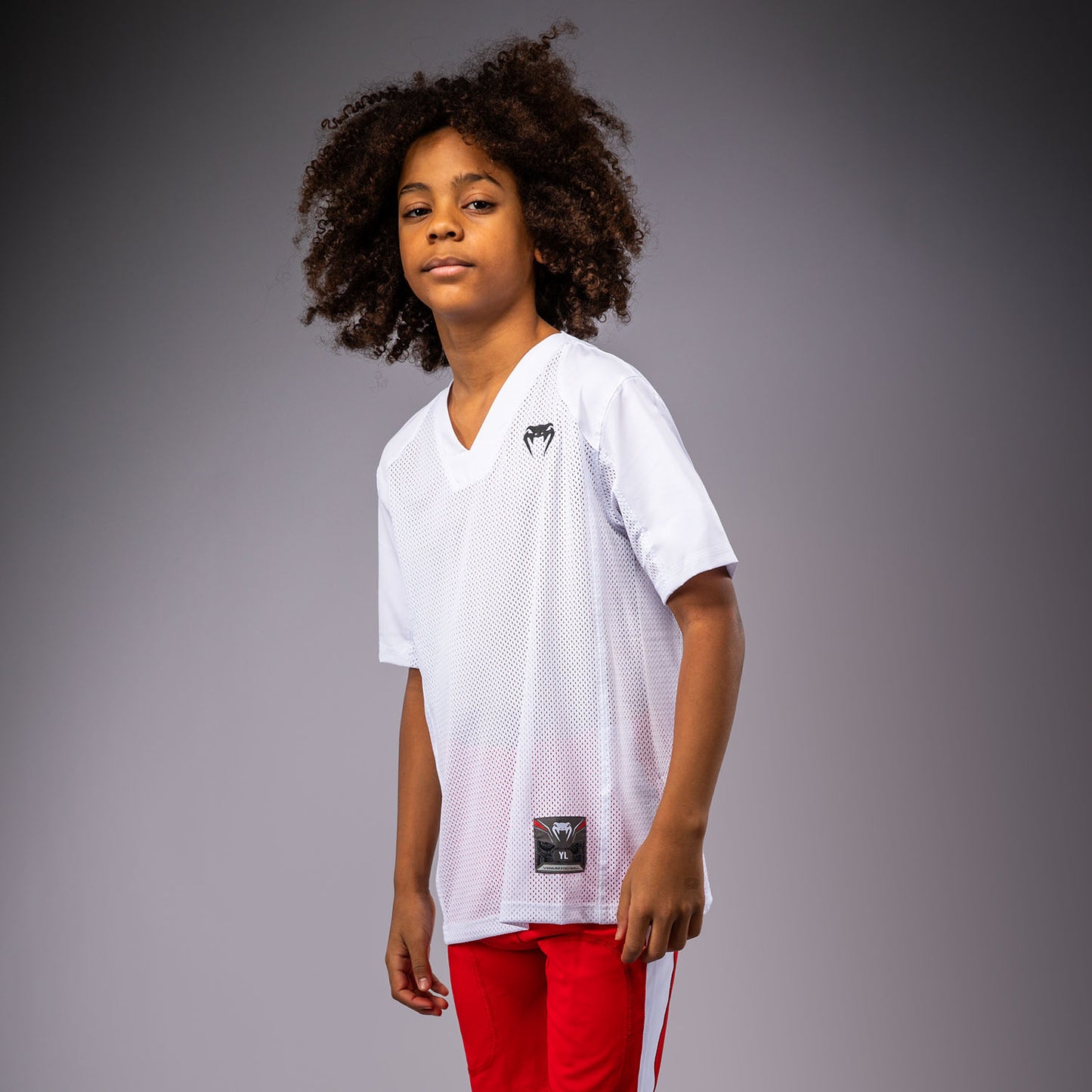 Venum Elite Football Maglietta da calcio a maniche corte per Bambini - Bianco
