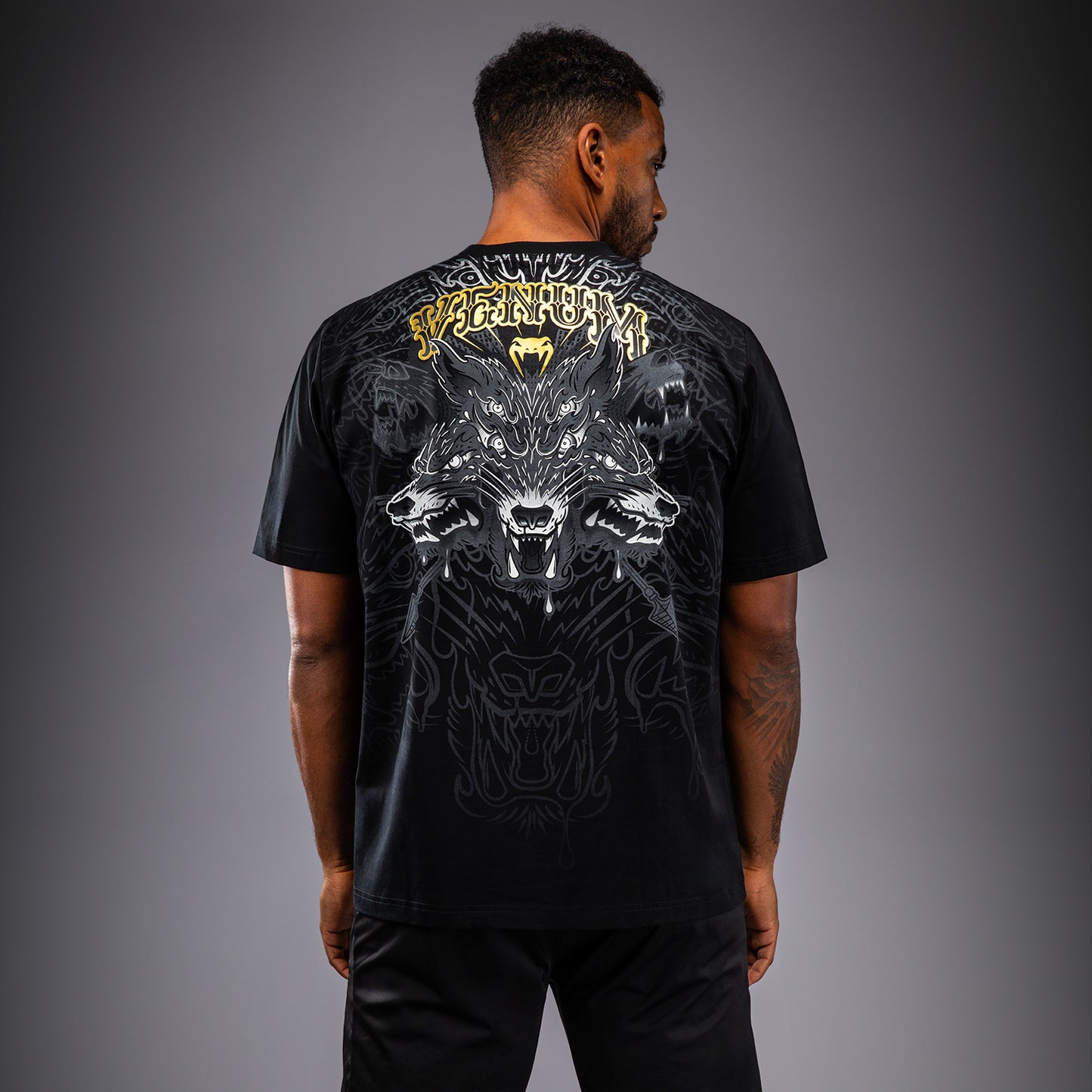 Venum Wolf Atak Maglietta – Nero/Grigio