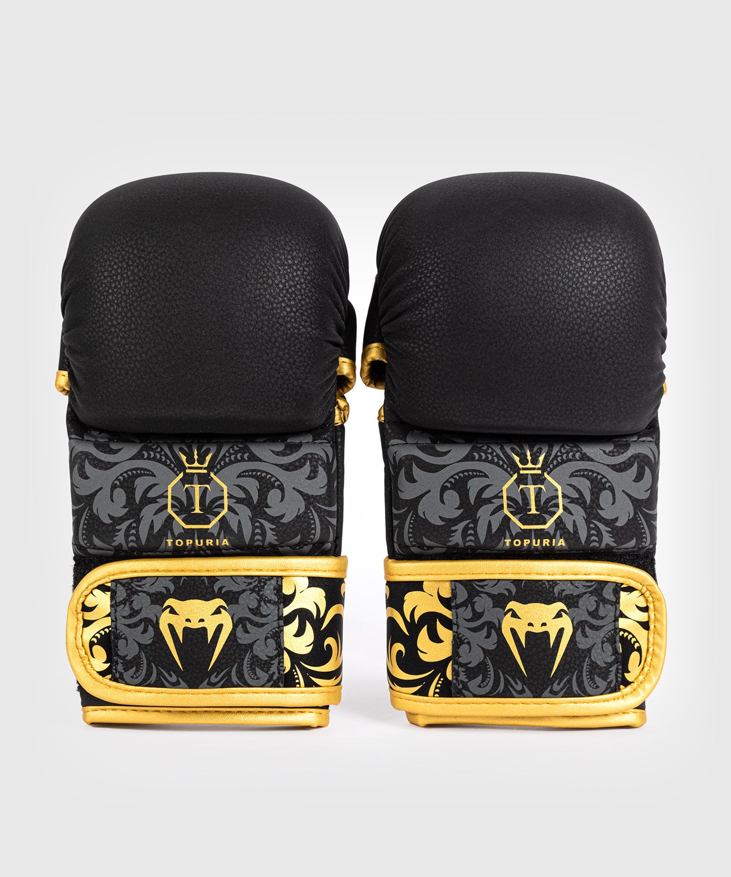 Venum x Topuria Unmatched Edition Guanti da Sparring MMA - Nero/Oro