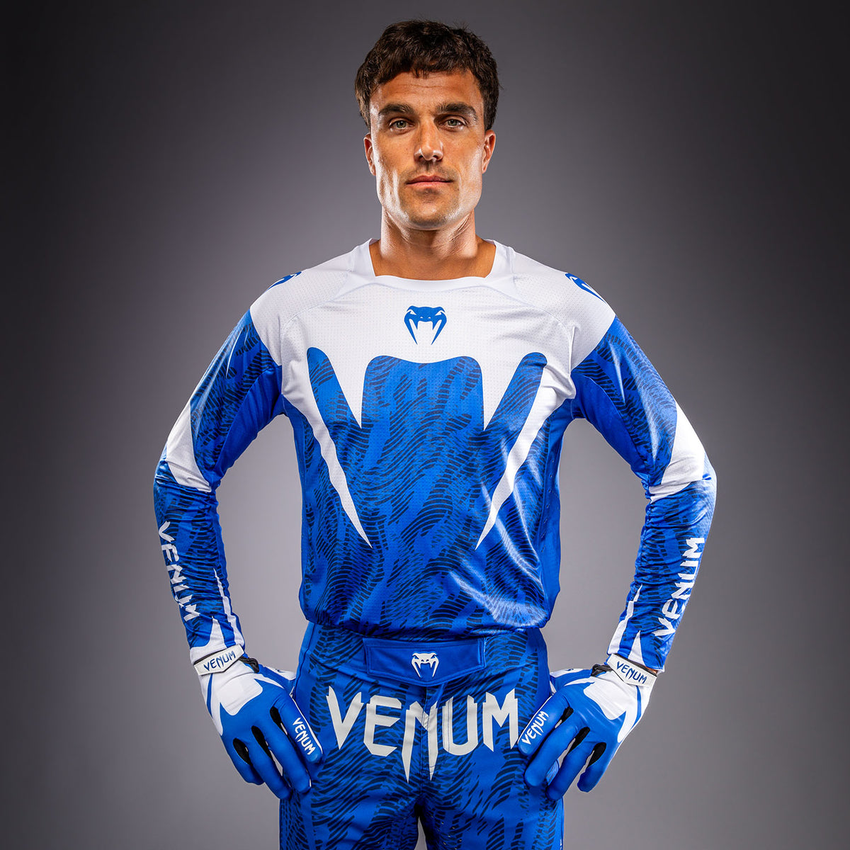 Venum MX Elite Maglia da Motorsports - Blu