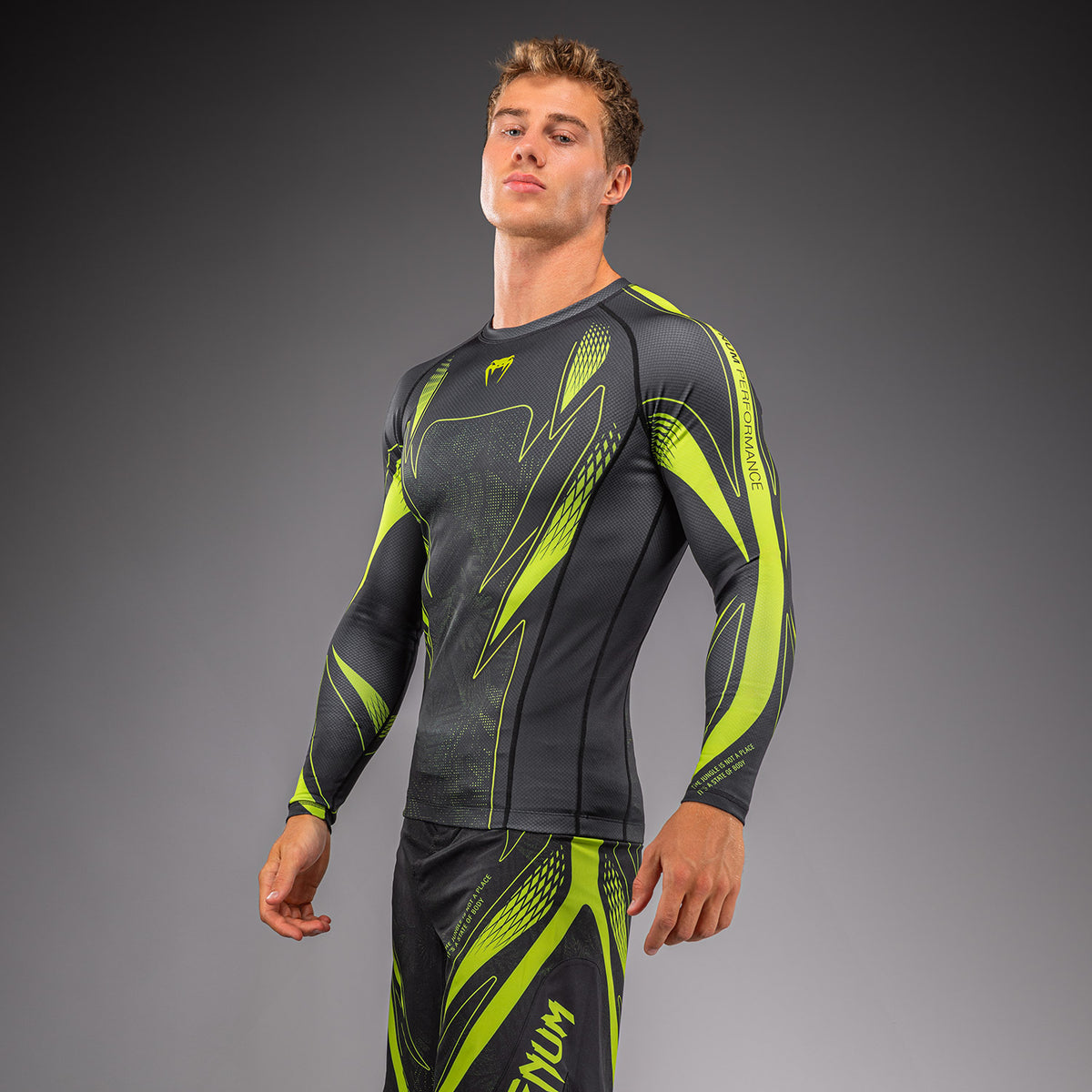 Venum Amazonia Reborn Maglia a compressione a maniche lunghe - Nero/Verde