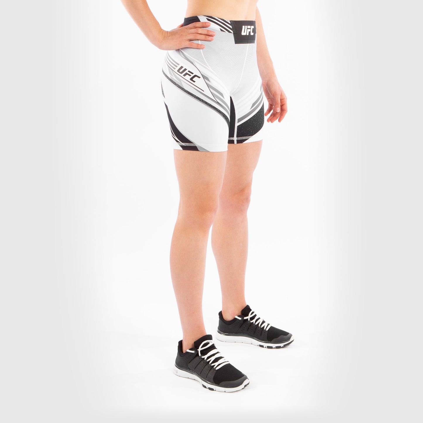 Pantaloncini da Vale Tudo Donna UFC Venum Authentic Fight Night - Vestibilità Lunga - Bianco