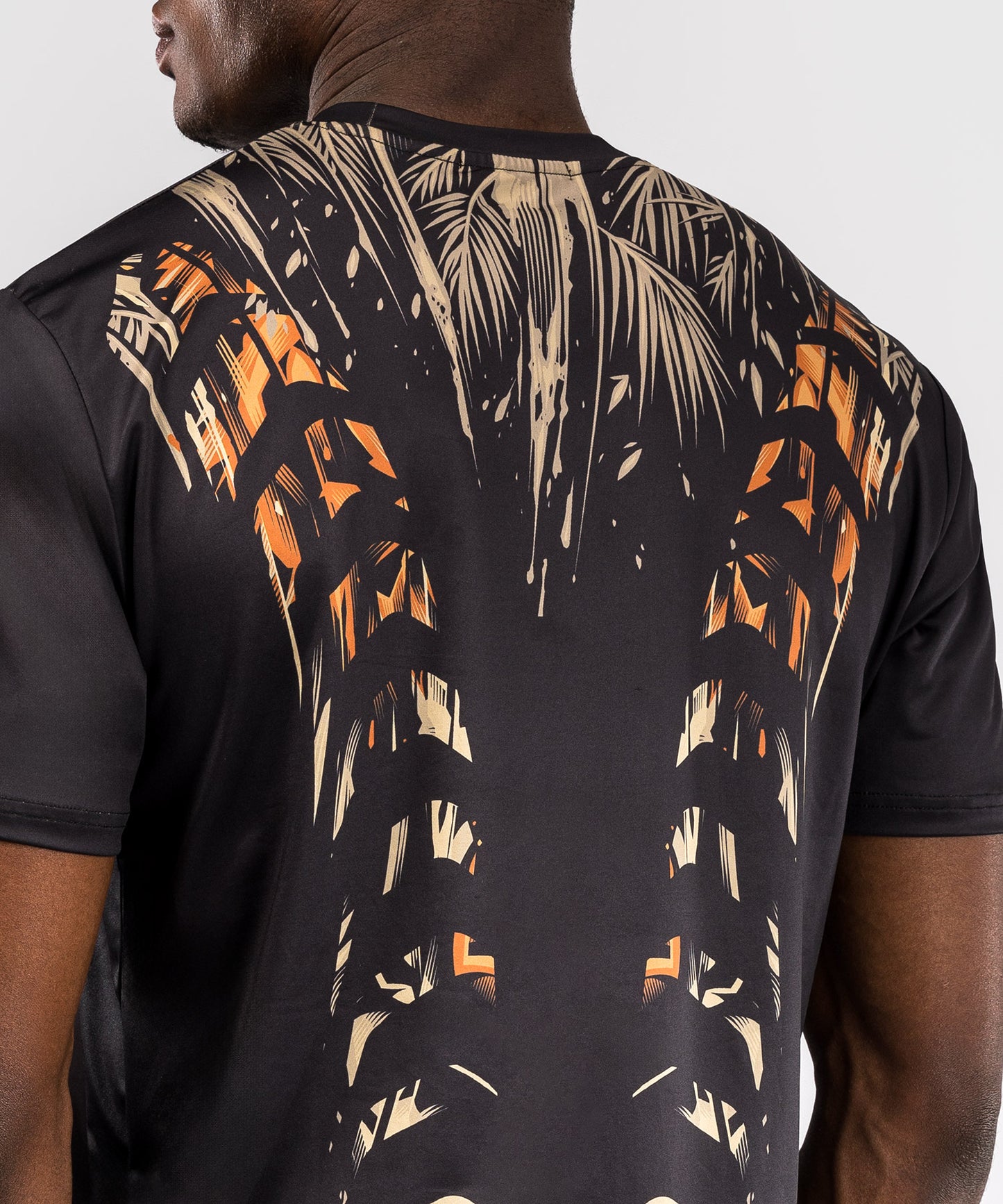 Venum Tiger Maglietta Uomo Dry-Tech - Nero/Arancione Neon