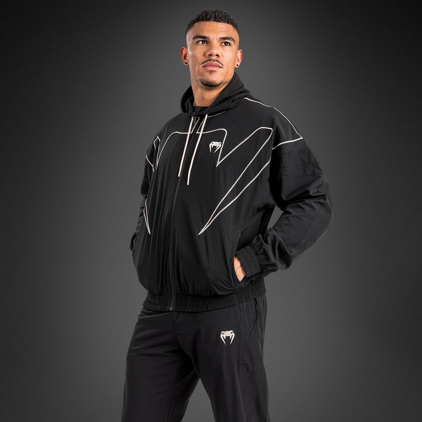 Venum Attack 90 Giacca Sportiva - Nero/Bianco