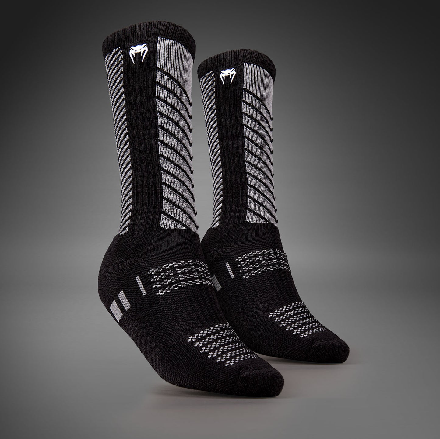 Venum Vector Calze Sopra il Polpaccio - Nero/Grigio