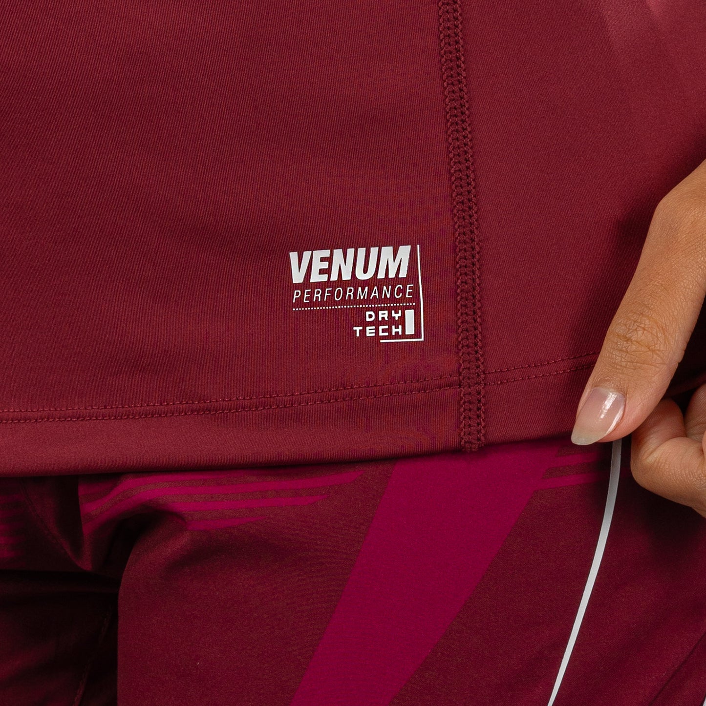 Venum Adrenaline T-shirt Dry-Tech Donna – Borgogna/Rosa